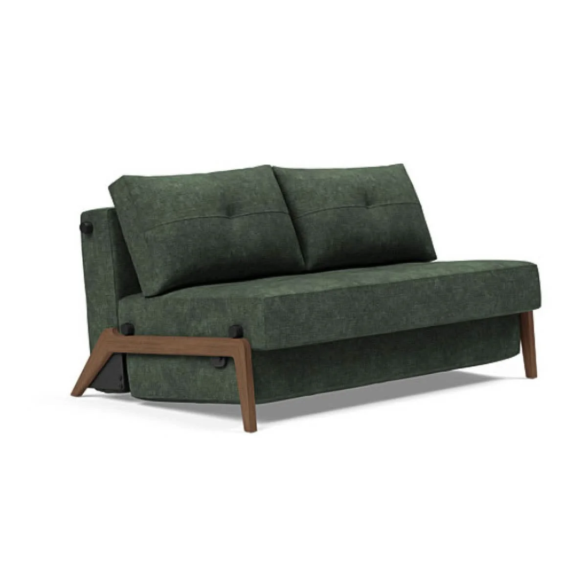 Cubed Full Size Sofa Bed With Dark Wood Legs - Image 17
