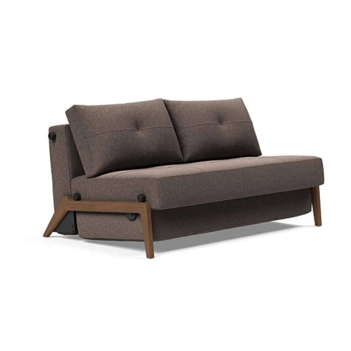 Cubed Full Size Sofa Bed With Dark Wood Legs - Image 25