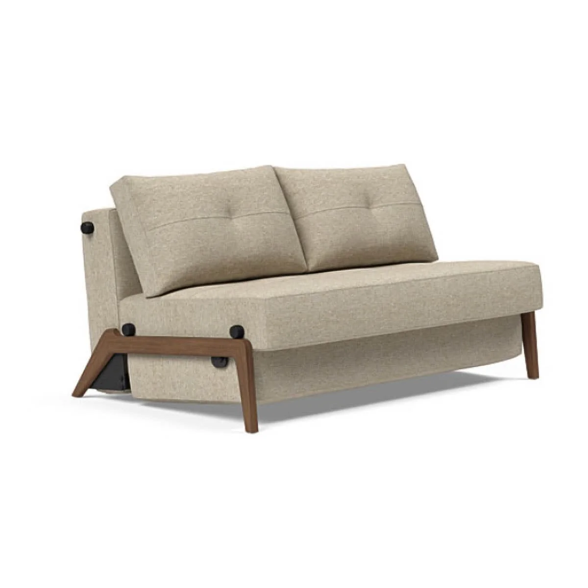 Cubed Full Size Sofa Bed With Dark Wood Legs - Image 29