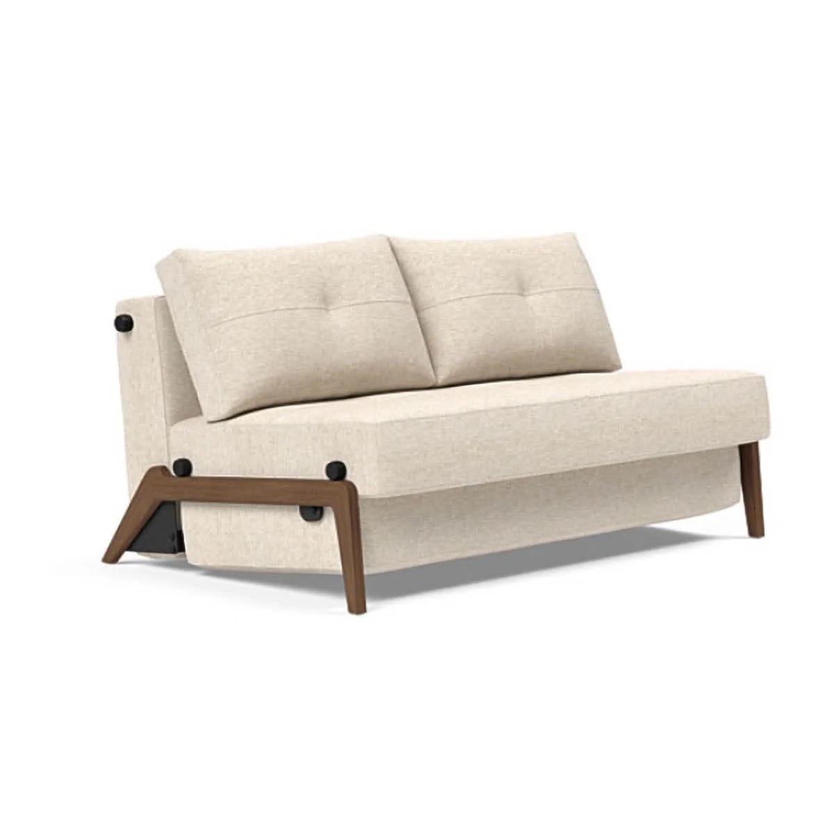 Cubed Full Size Sofa Bed With Dark Wood Legs - Image 30