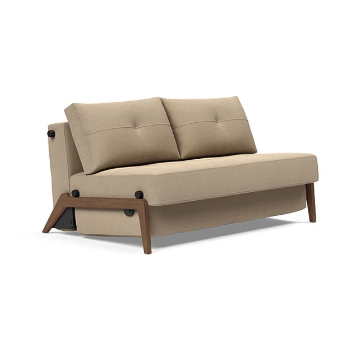 Cubed Full Size Sofa Bed With Dark Wood Legs - Image 39