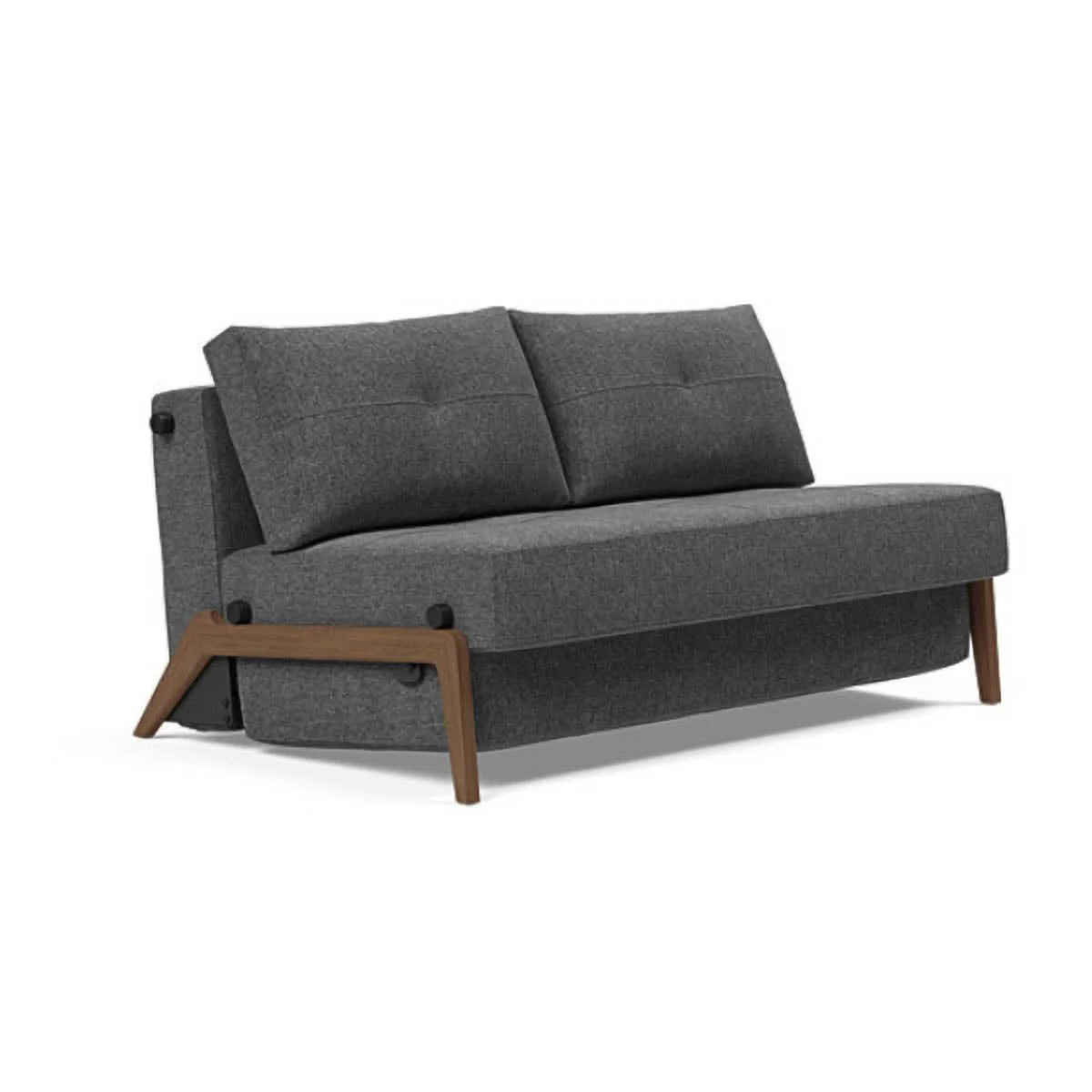 Cubed Full Size Sofa Bed With Dark Wood Legs - Image 40