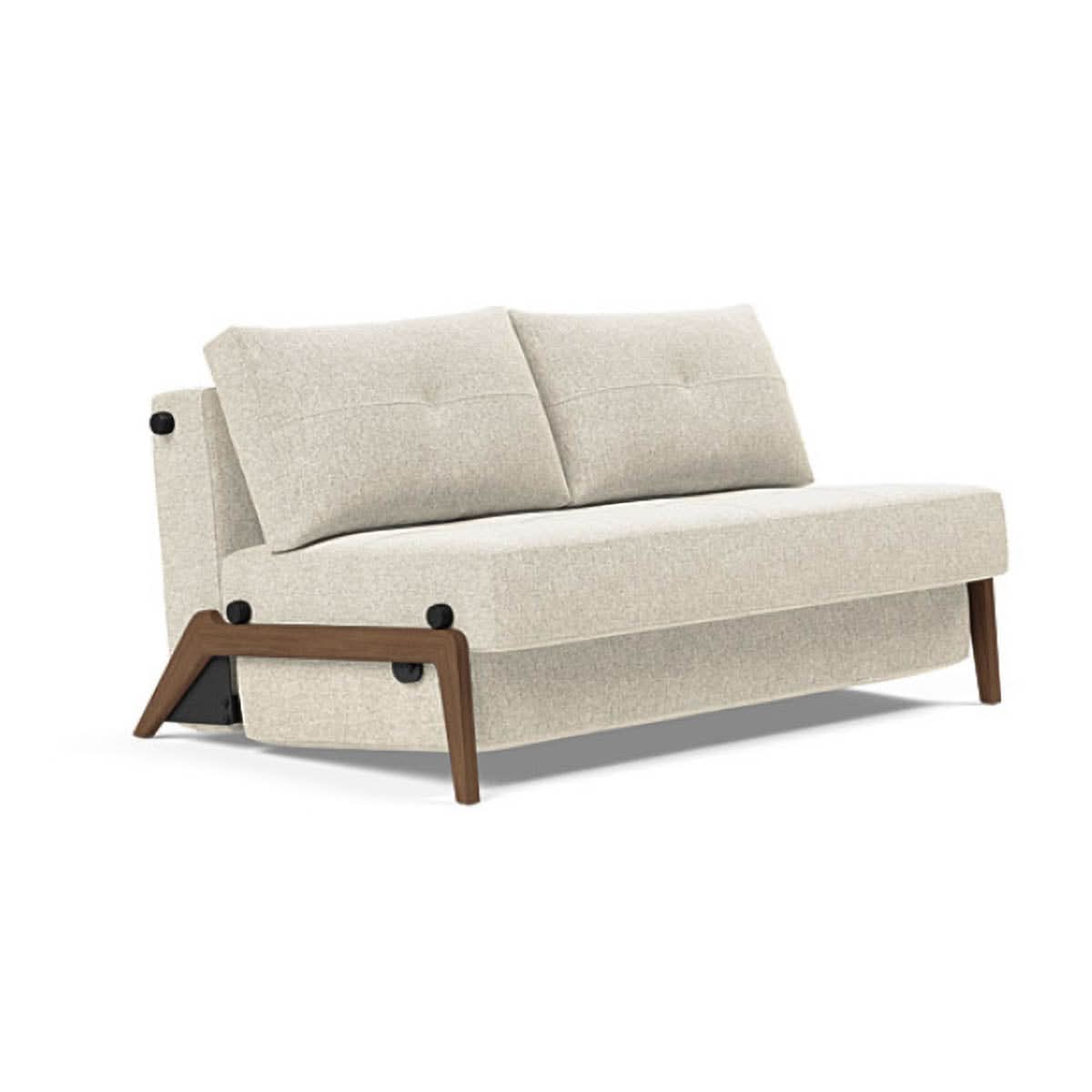 Cubed Full Size Sofa Bed With Dark Wood Legs - Image 41