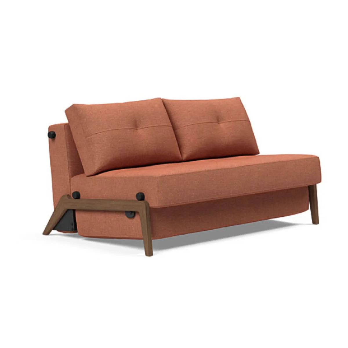 Cubed Full Size Sofa Bed With Dark Wood Legs - Image 46