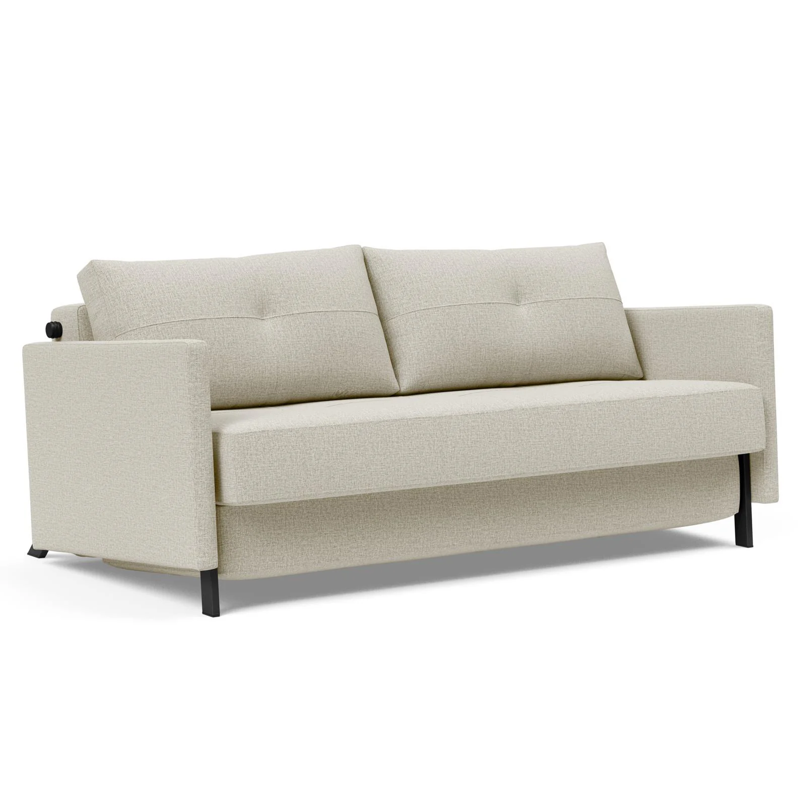 Cubed Queen Size Sofa Bed With Arms - Image 3