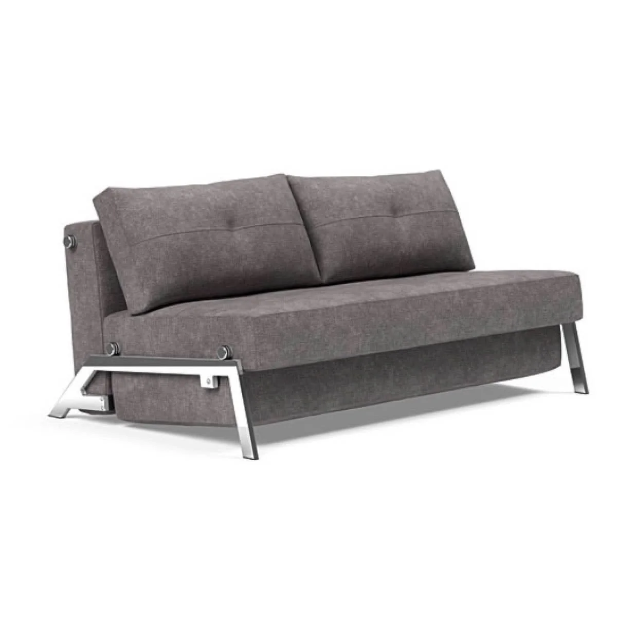 Cubed Queen size Sofa Bed With Chrome Legs - Image 22