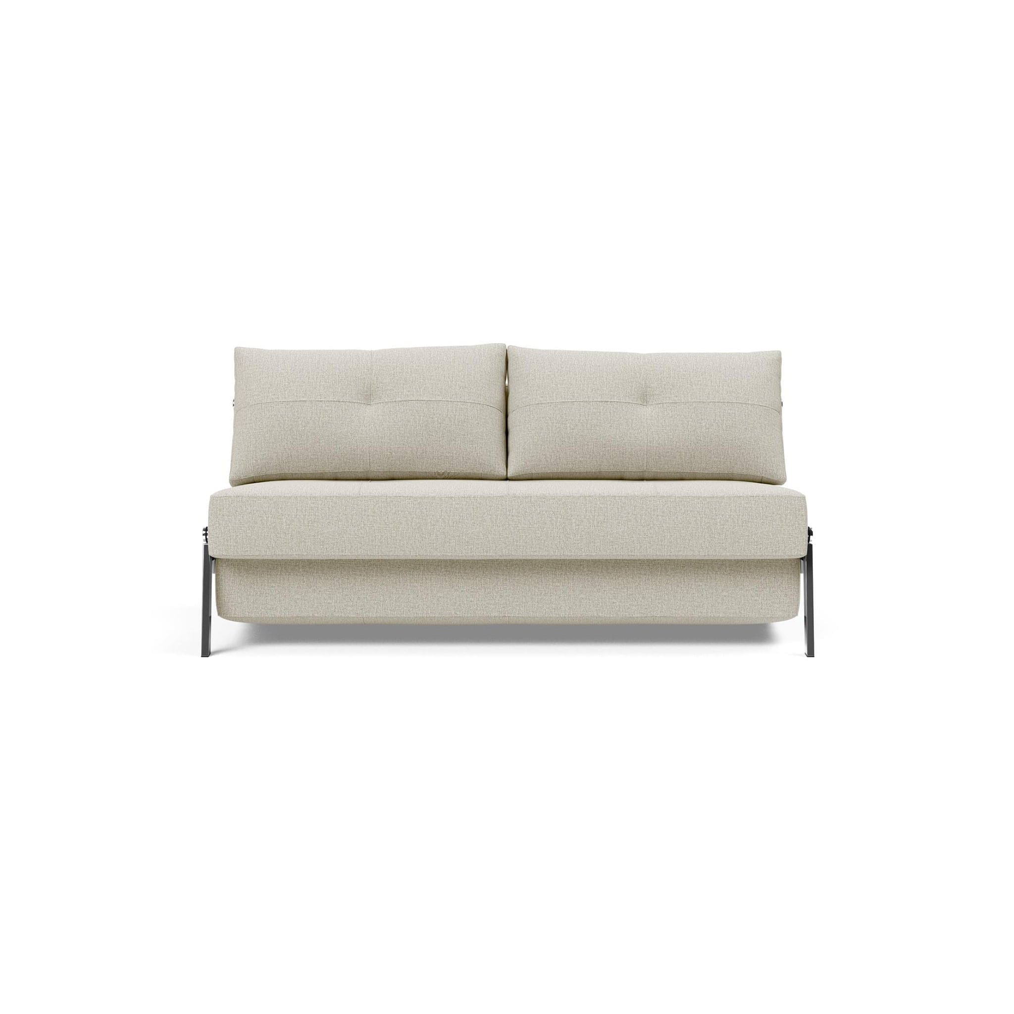 Cubed Queen size Sofa Bed With Chrome Legs - Image 8