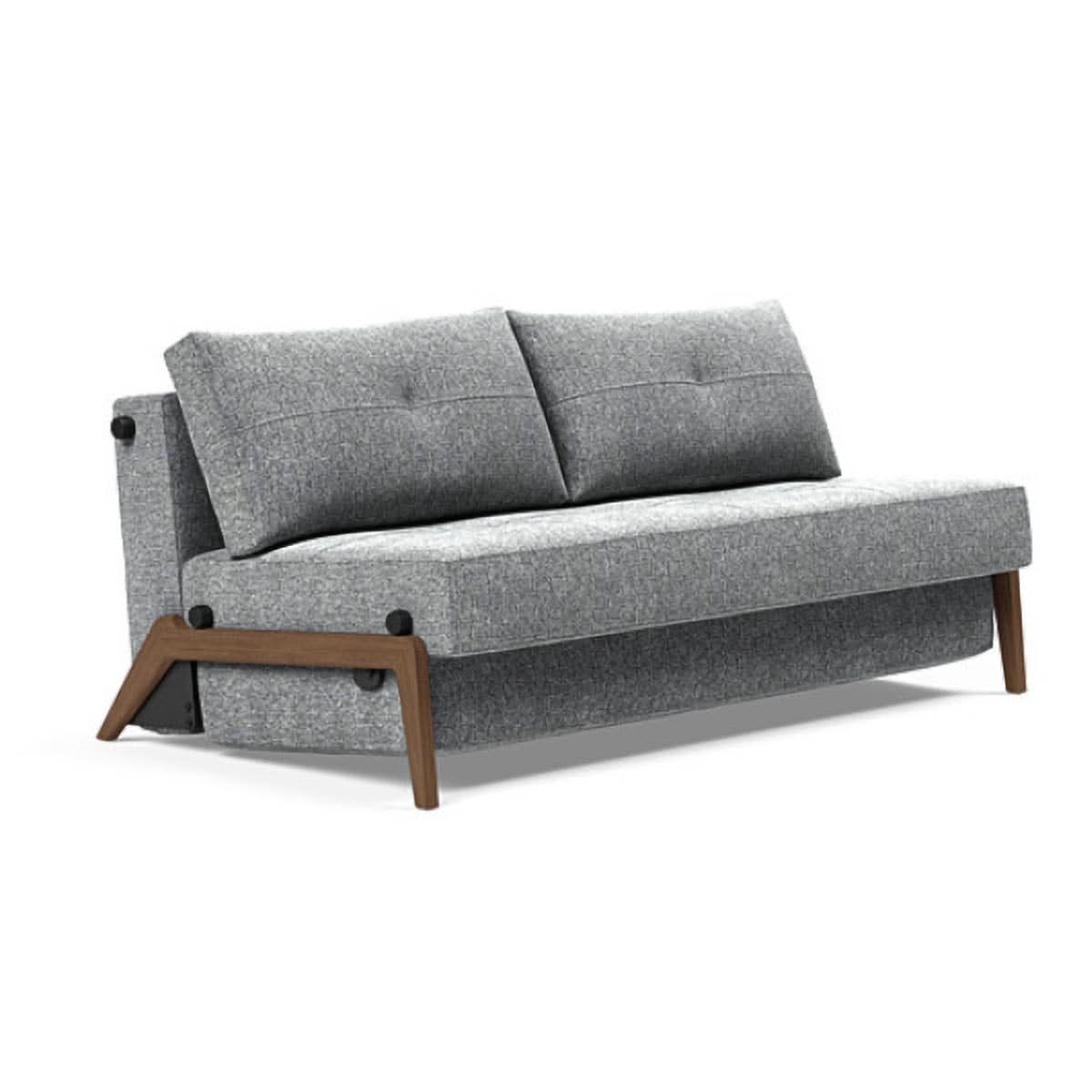 Cubed Queen Size Sofa Bed With Dark Wood Legs - Image 39