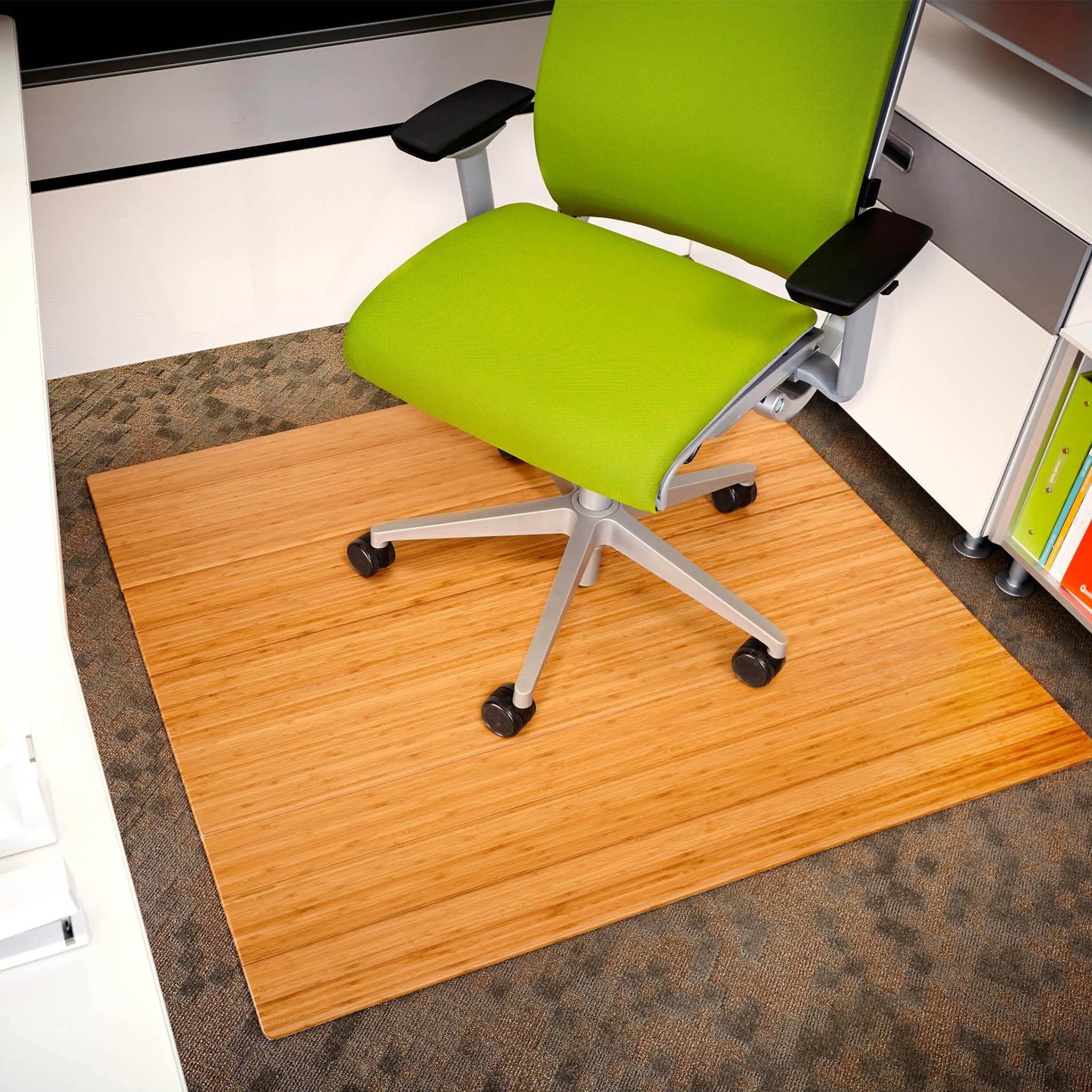 Deluxe Bamboo Chair Mat - Image 7