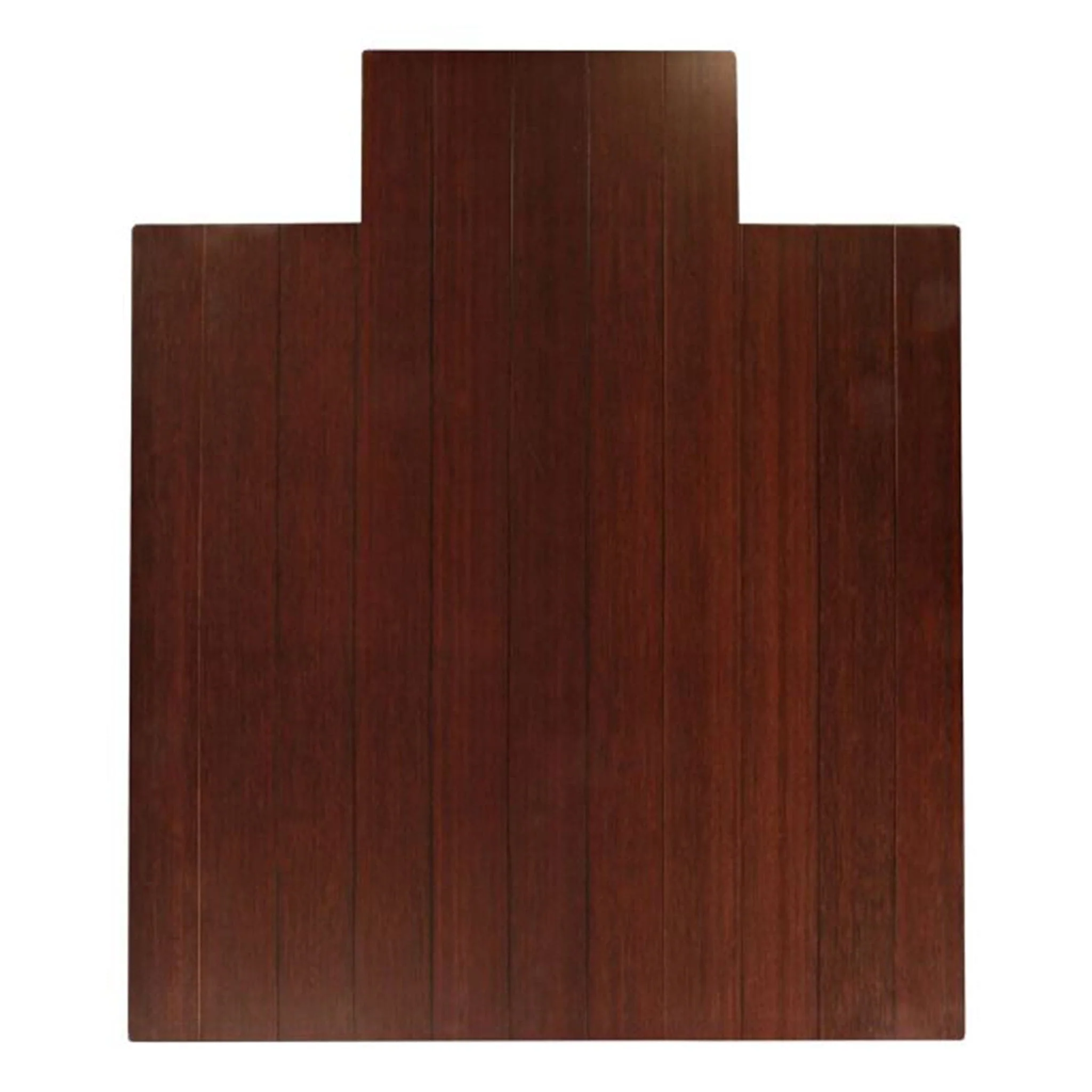 Deluxe Bamboo Chair Mat with Lip - Image 2