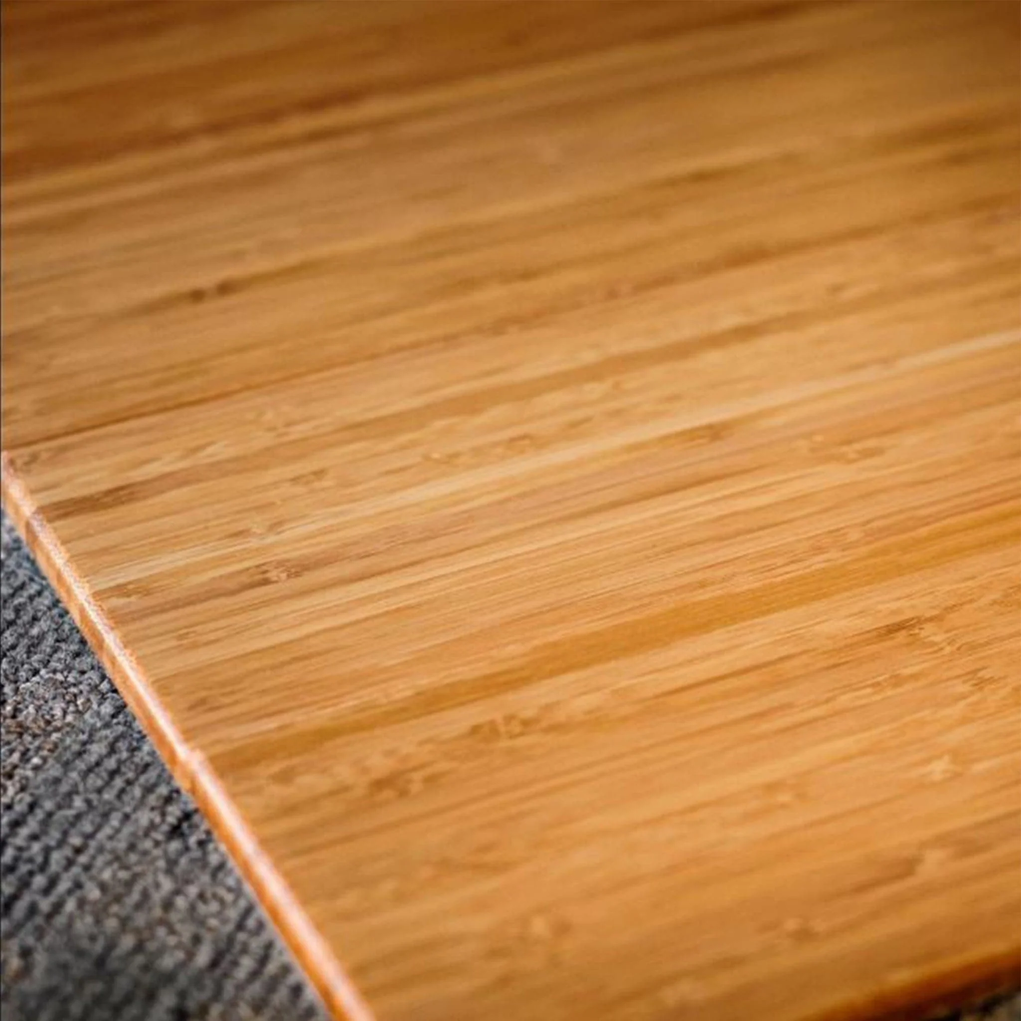 Deluxe Bamboo Chair Mat with Lip - Image 8