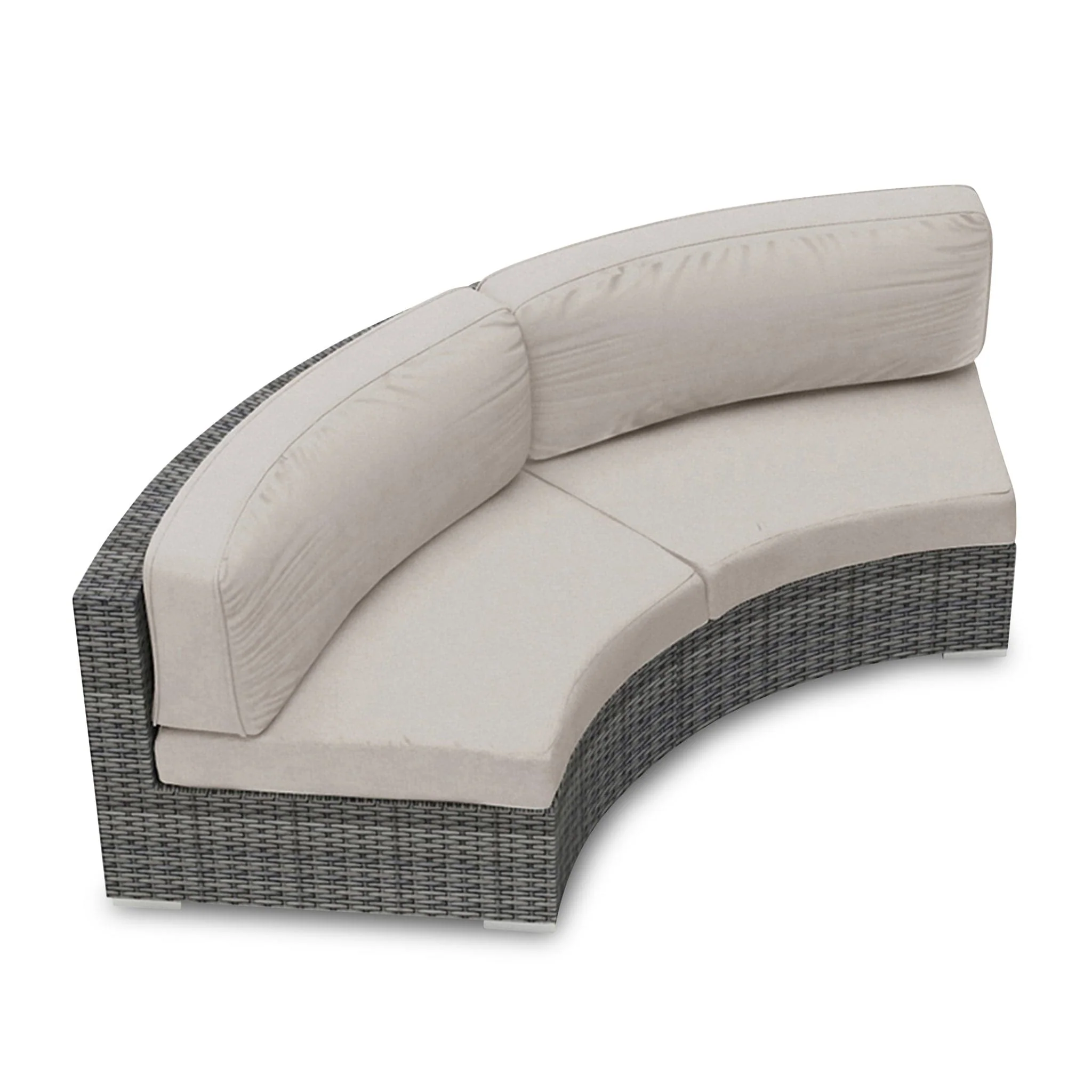 District Curved Loveseat - Image 5