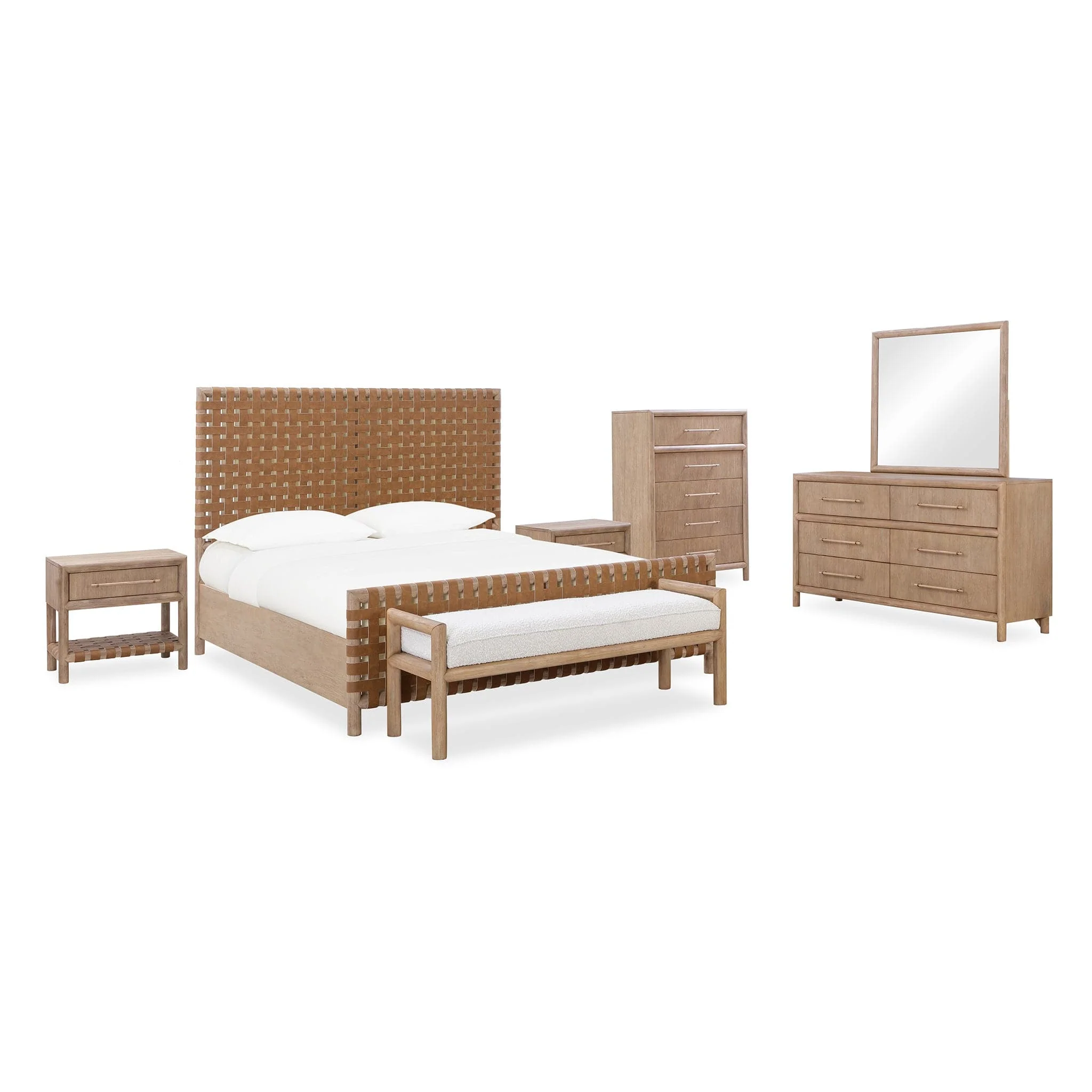 Dorsey Woven Nightstand with USB - Image 7