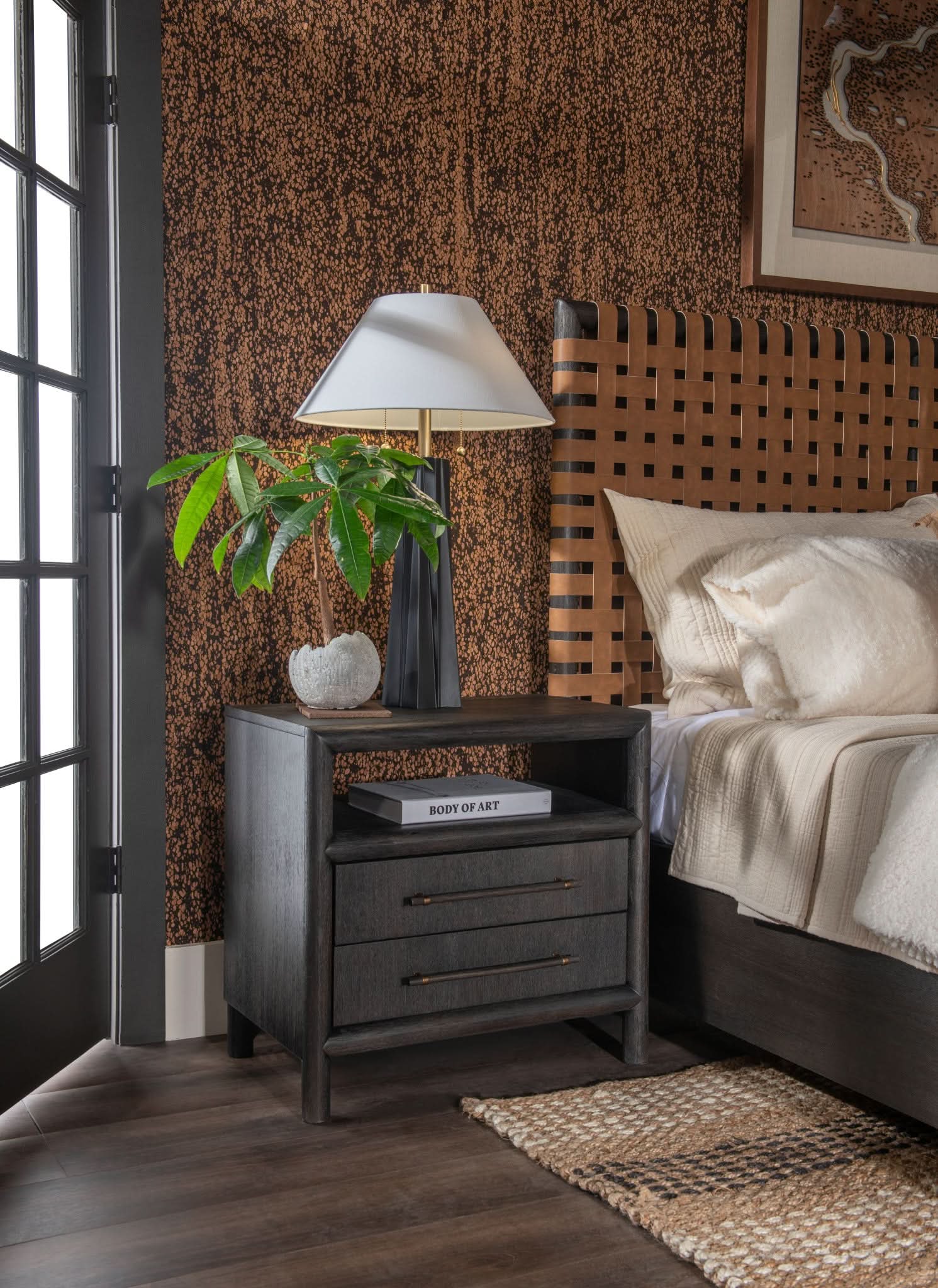 Dorsey 2 Drawer Nightstand with USB - Image 5