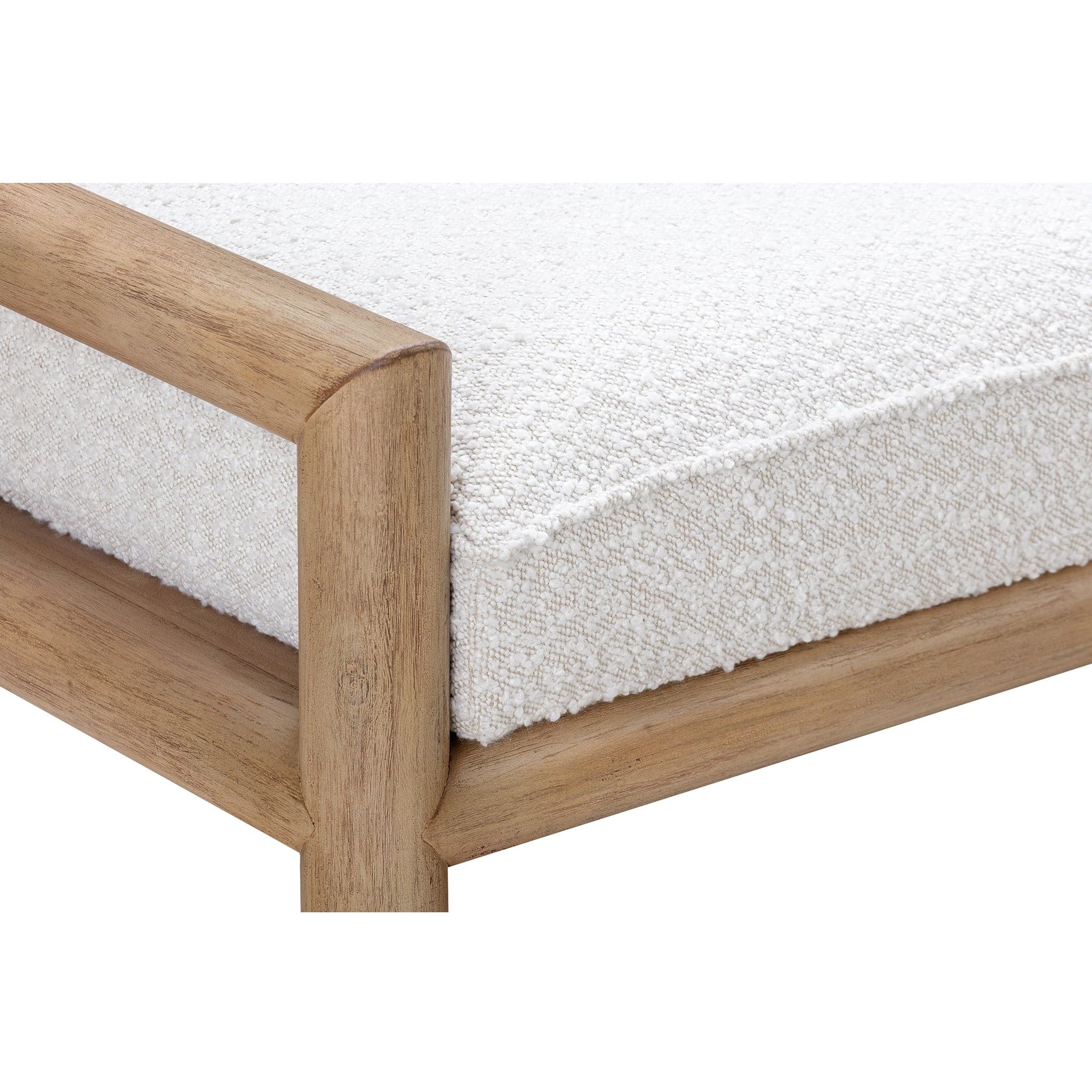 Dorsey Boucle Upholstered Bench - Image 6