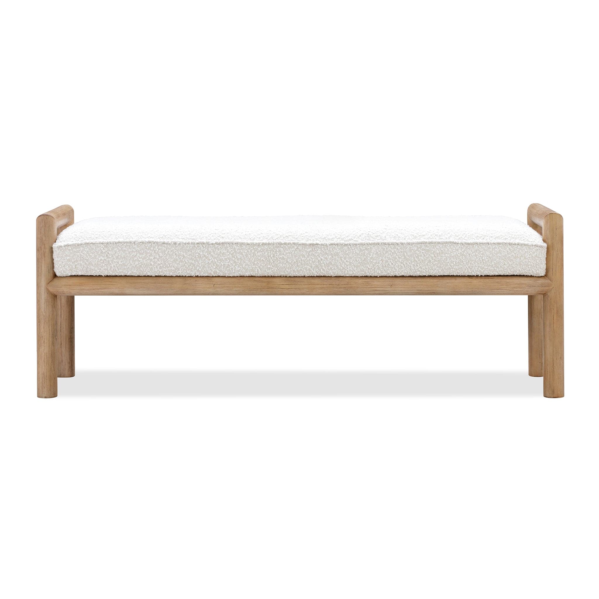 Dorsey Boucle Upholstered Bench - Image 7