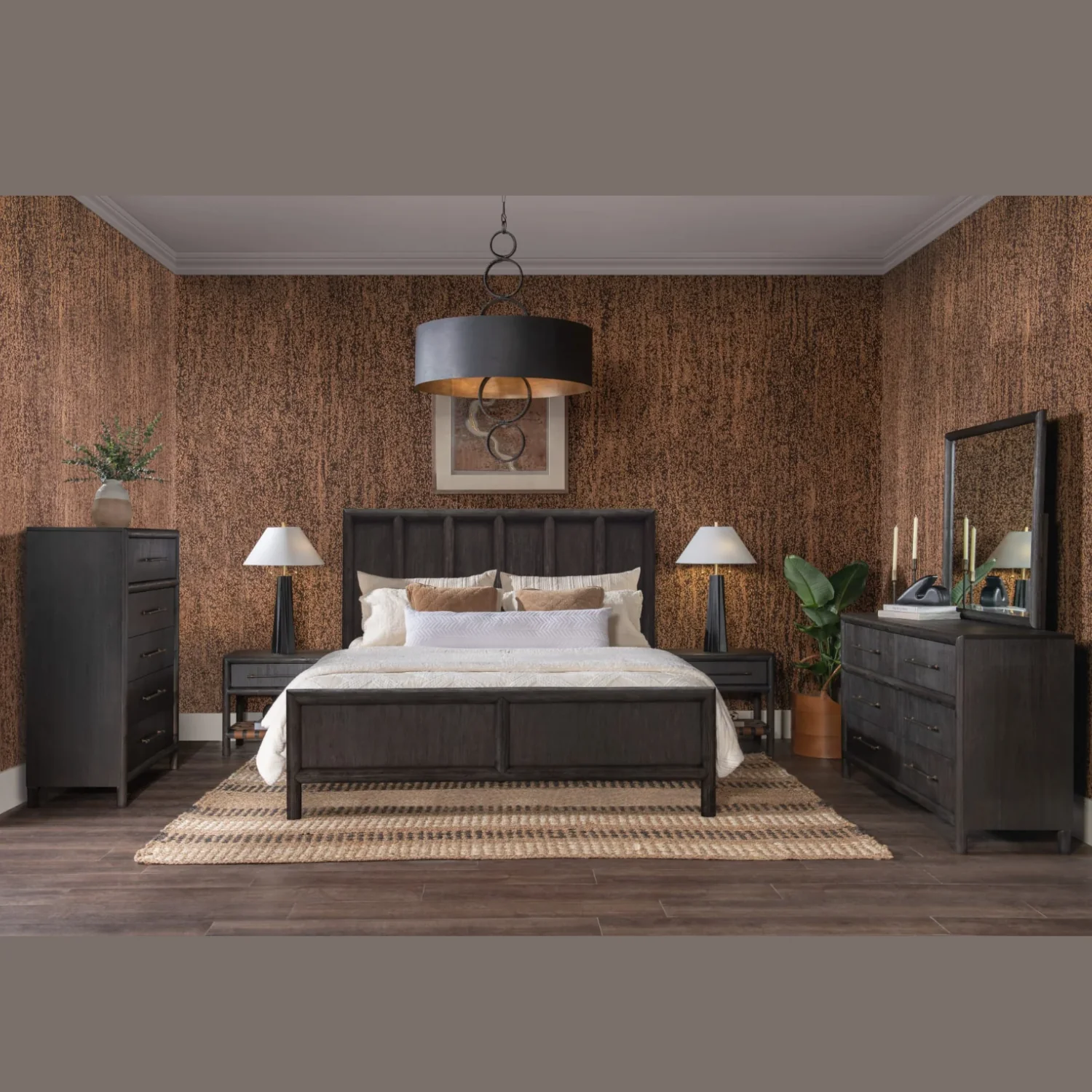 Dorsey Wooden Panel Platform Bed - Image 4