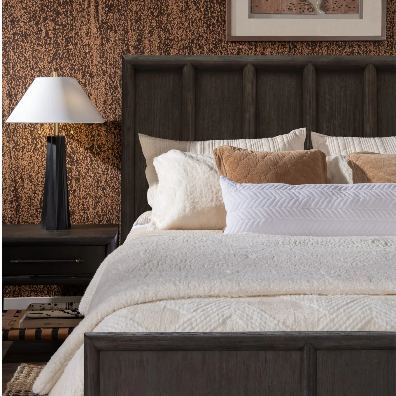 Dorsey Wooden Panel Platform Bed - Image 5