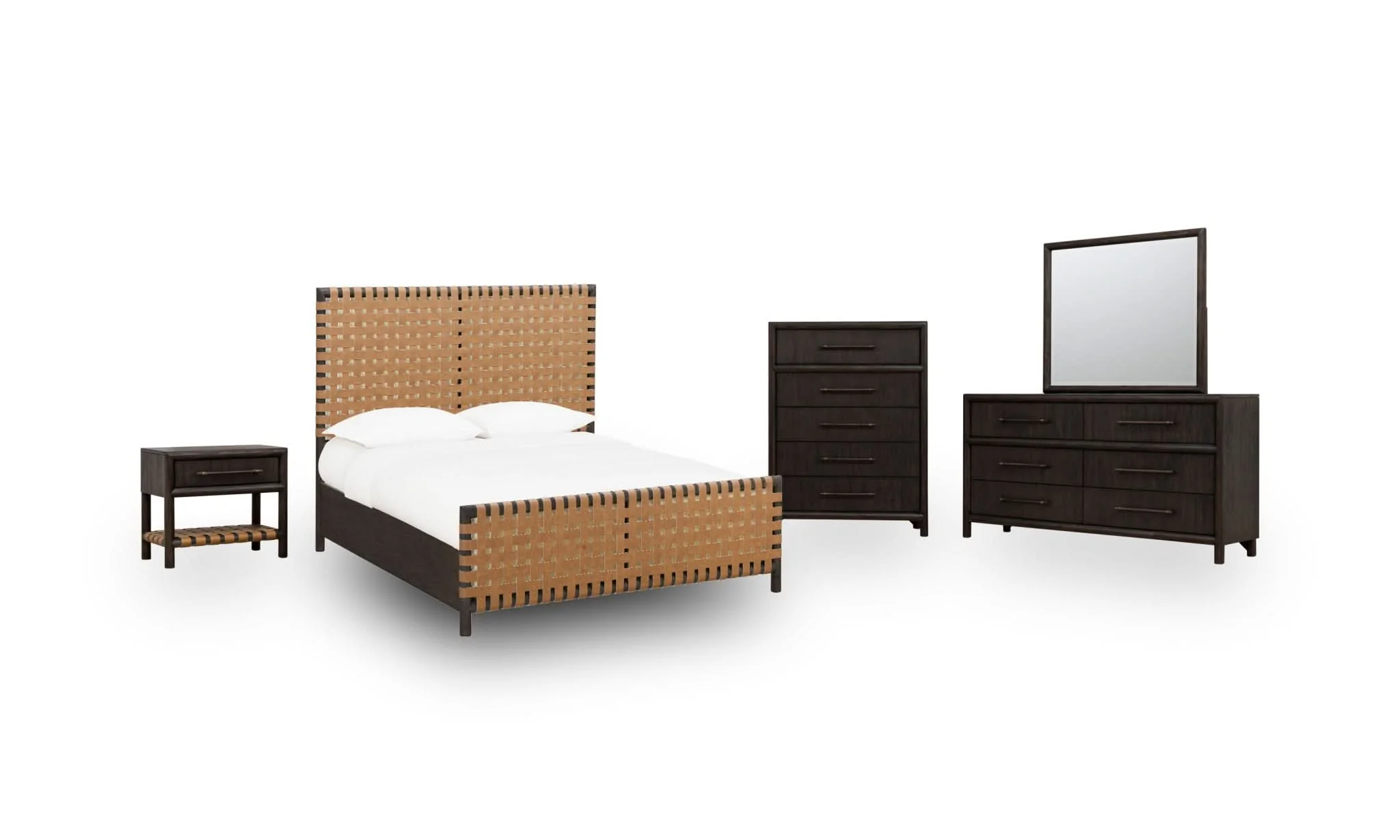 Dorsey Woven Panel Platform Bed - Image 14