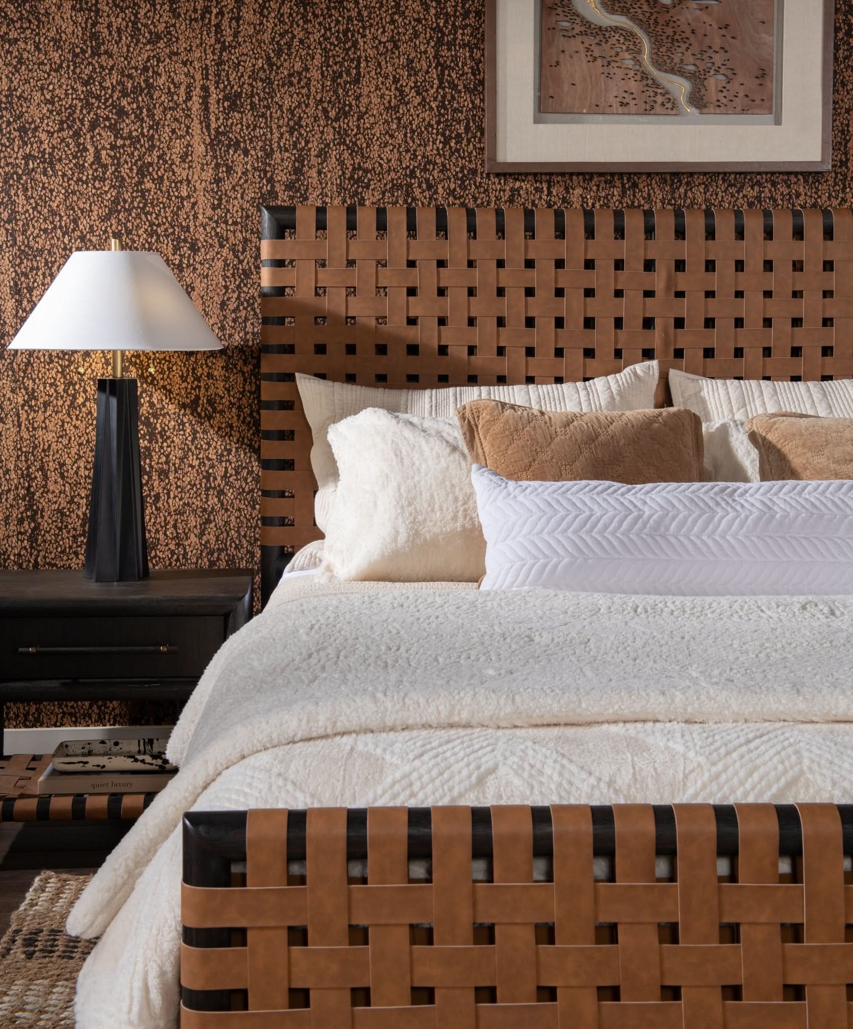 Dorsey Woven Panel Platform Bed - Image 5