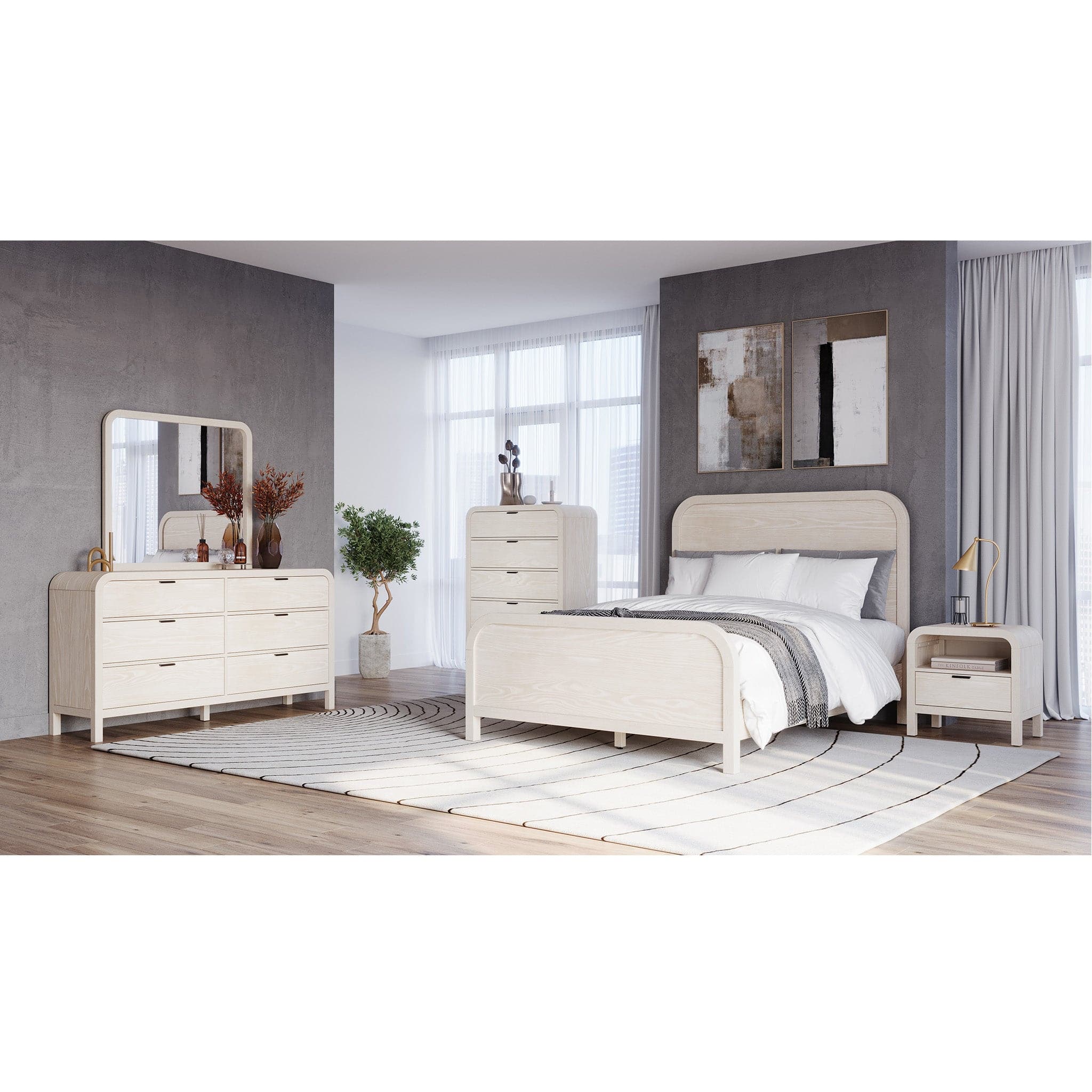 Drake 1 Drawer Nightstand with USB - Image 6