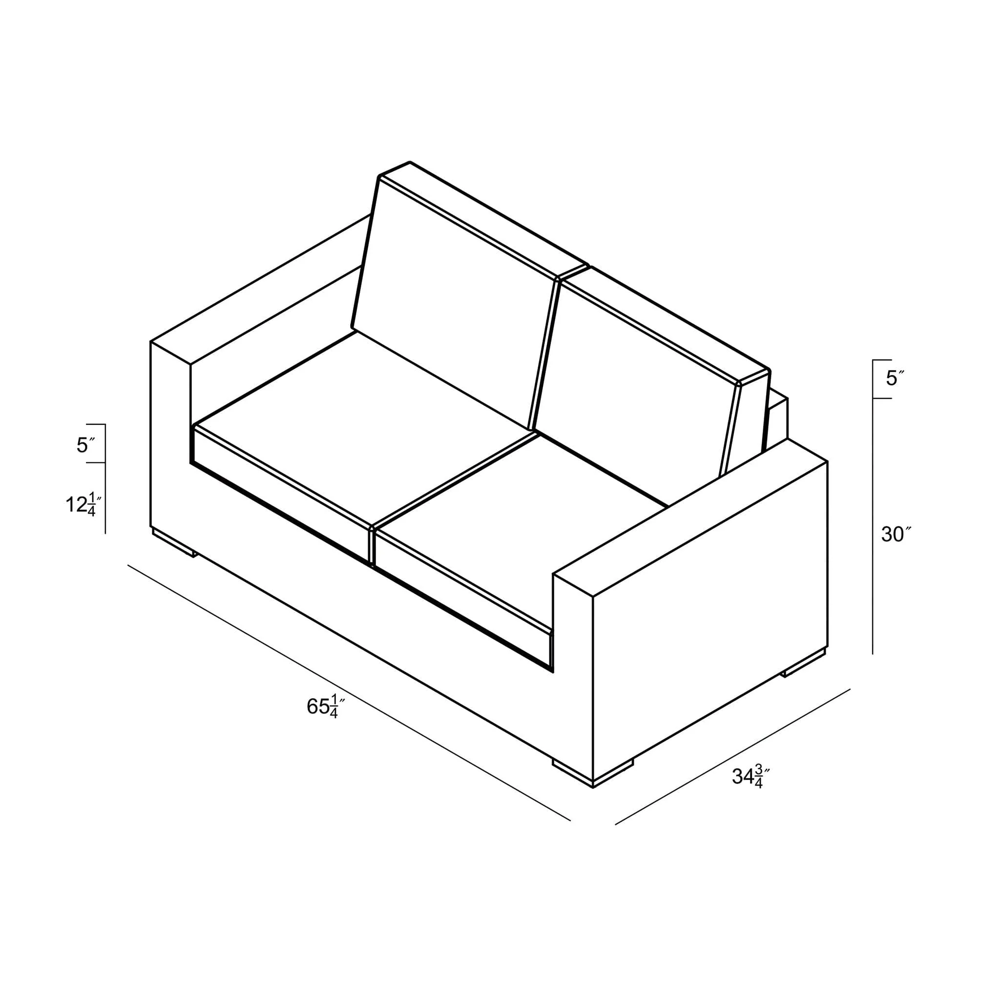 Dune Loveseat - Image 12