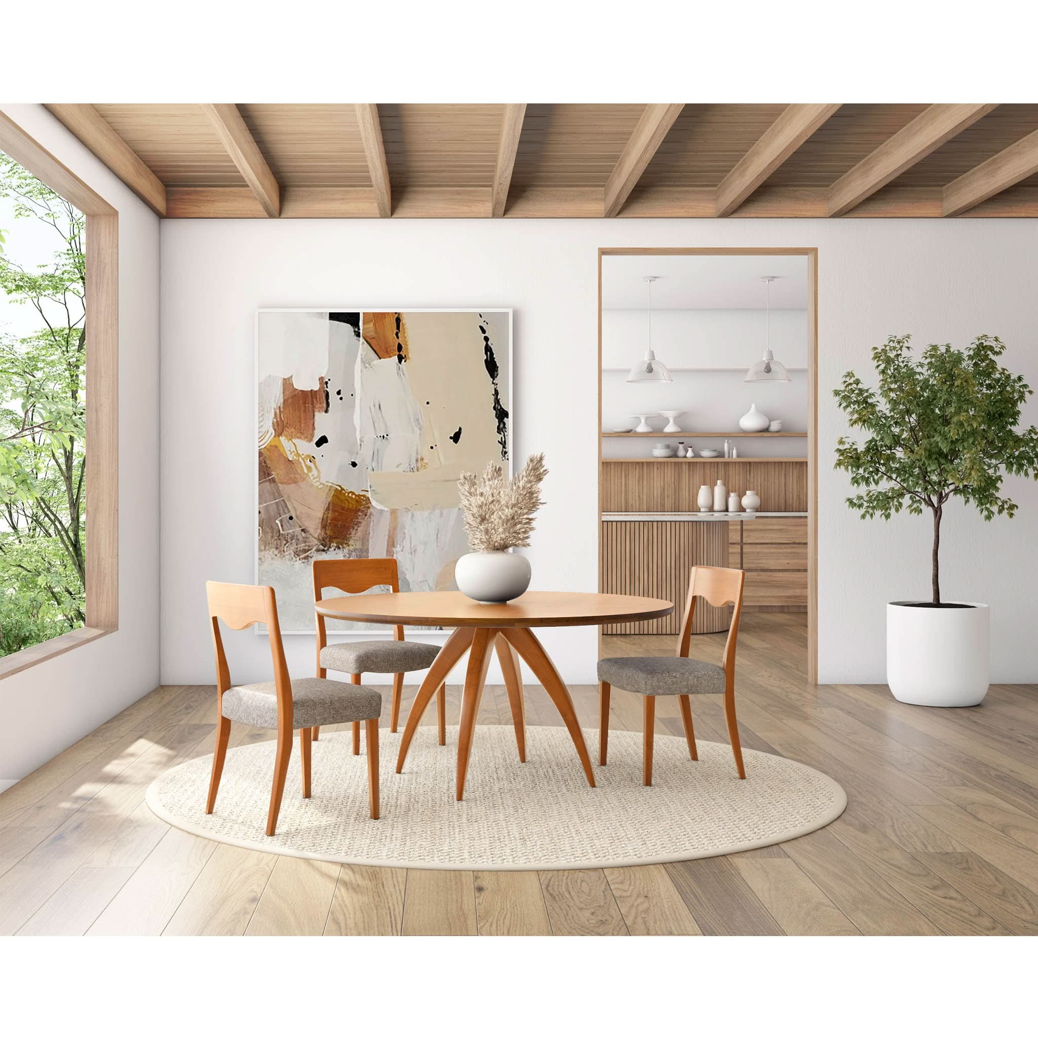 Ella Organic Modern Round Dining Table - Image 3