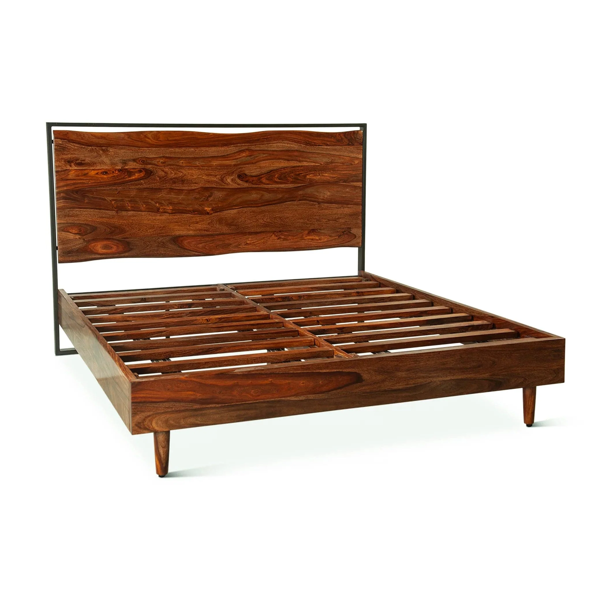 Elliston Modern Live Edge Platform Bed - Image 10