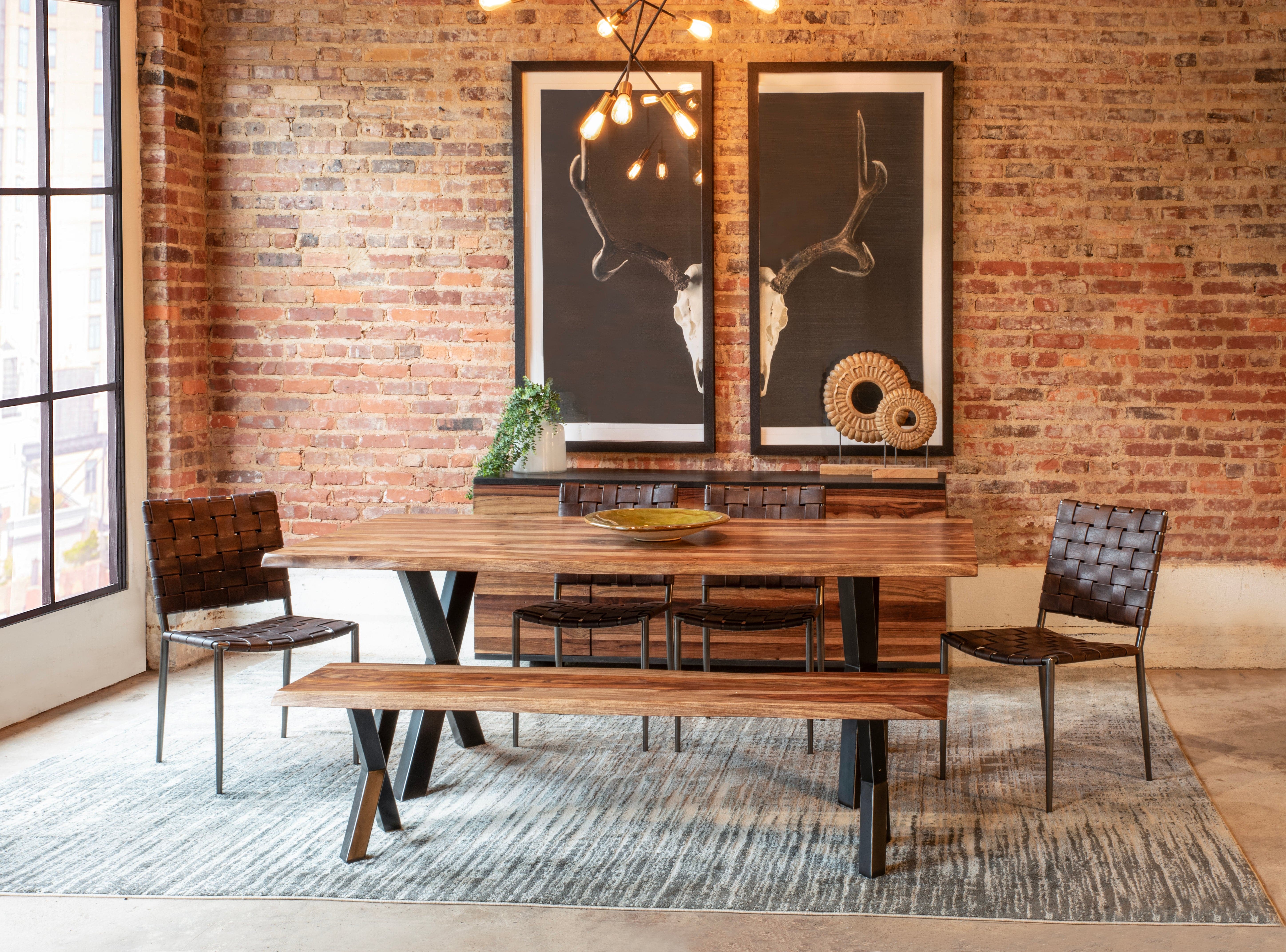 Elliston Sheesham Dining Table - Image 3