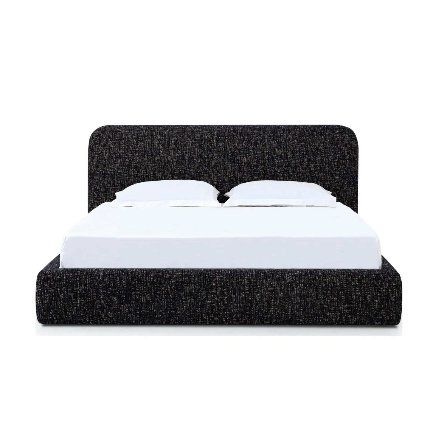 Elora Chenille Upholstered Platform Bed