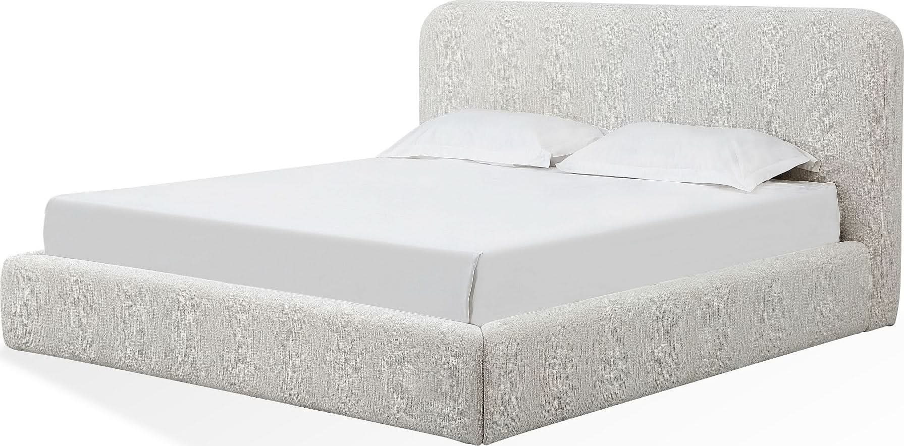 Elora Chenille Upholstered Platform Bed - Image 8