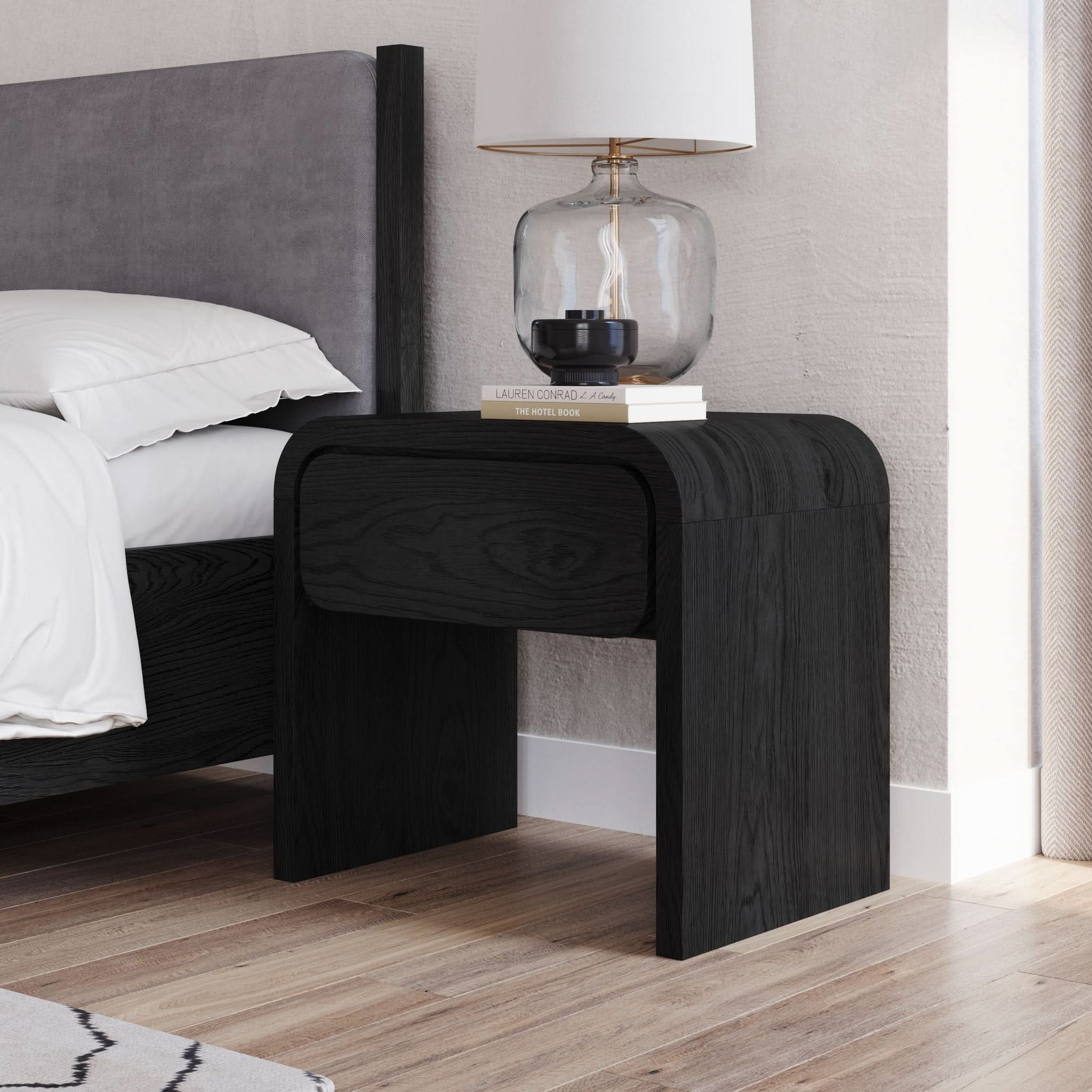 Elora One Drawer Nightstand - Image 3