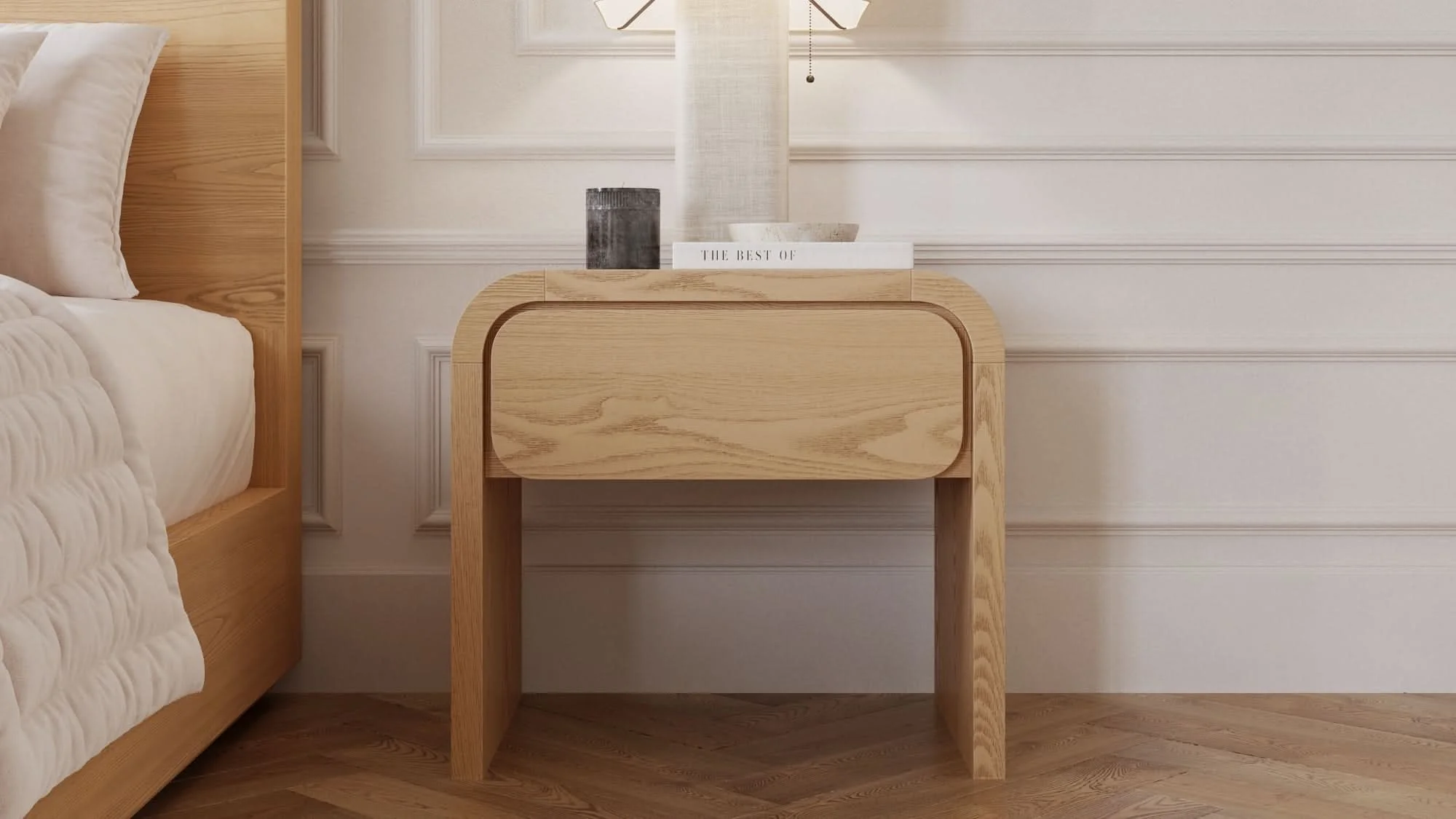 Elora One Drawer Nightstand - Image 4