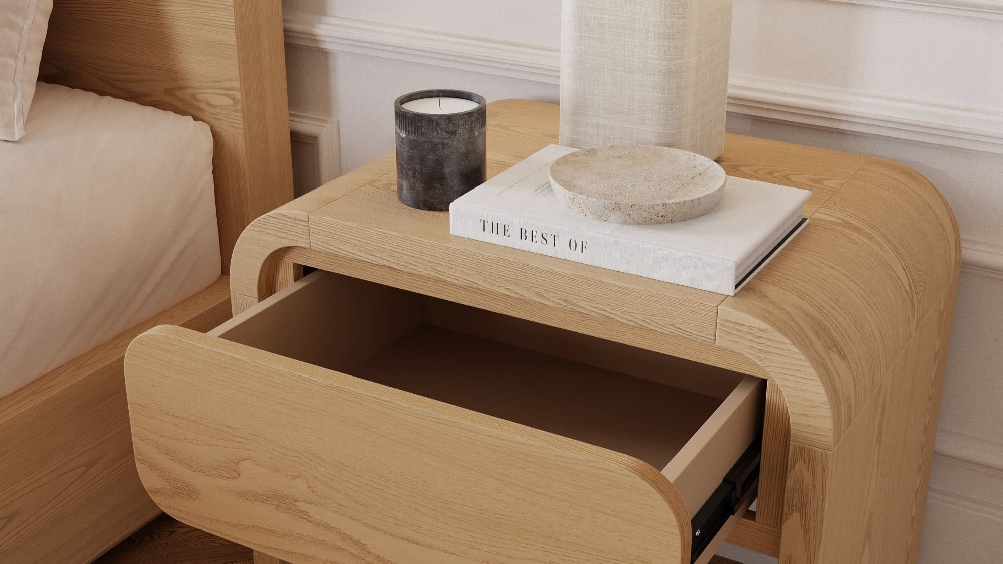 Elora One Drawer Nightstand - Image 5