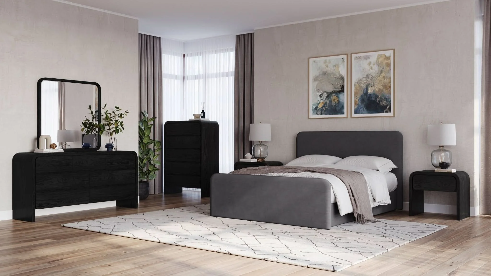 Elora One Drawer Nightstand - Image 8