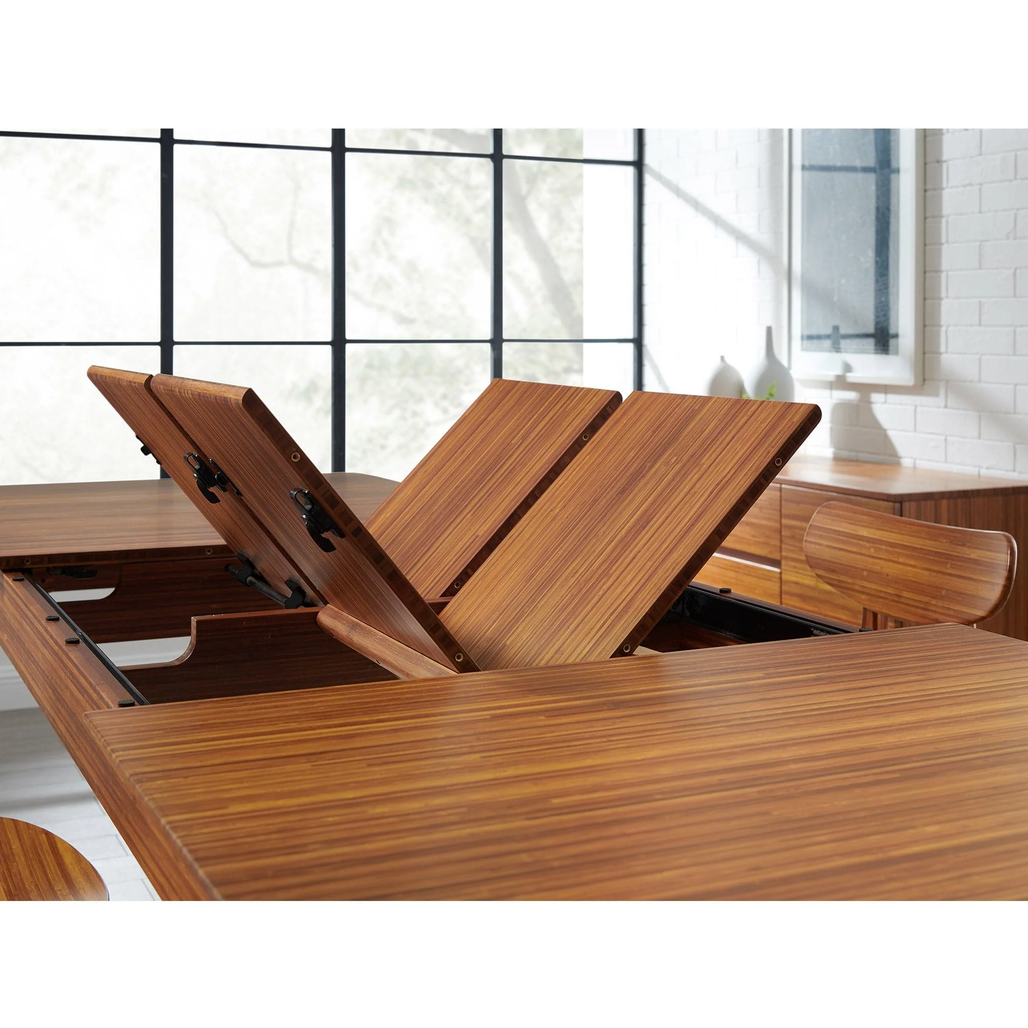 Erikka 110" Double-Leaves Extension Dining Table - Image 7