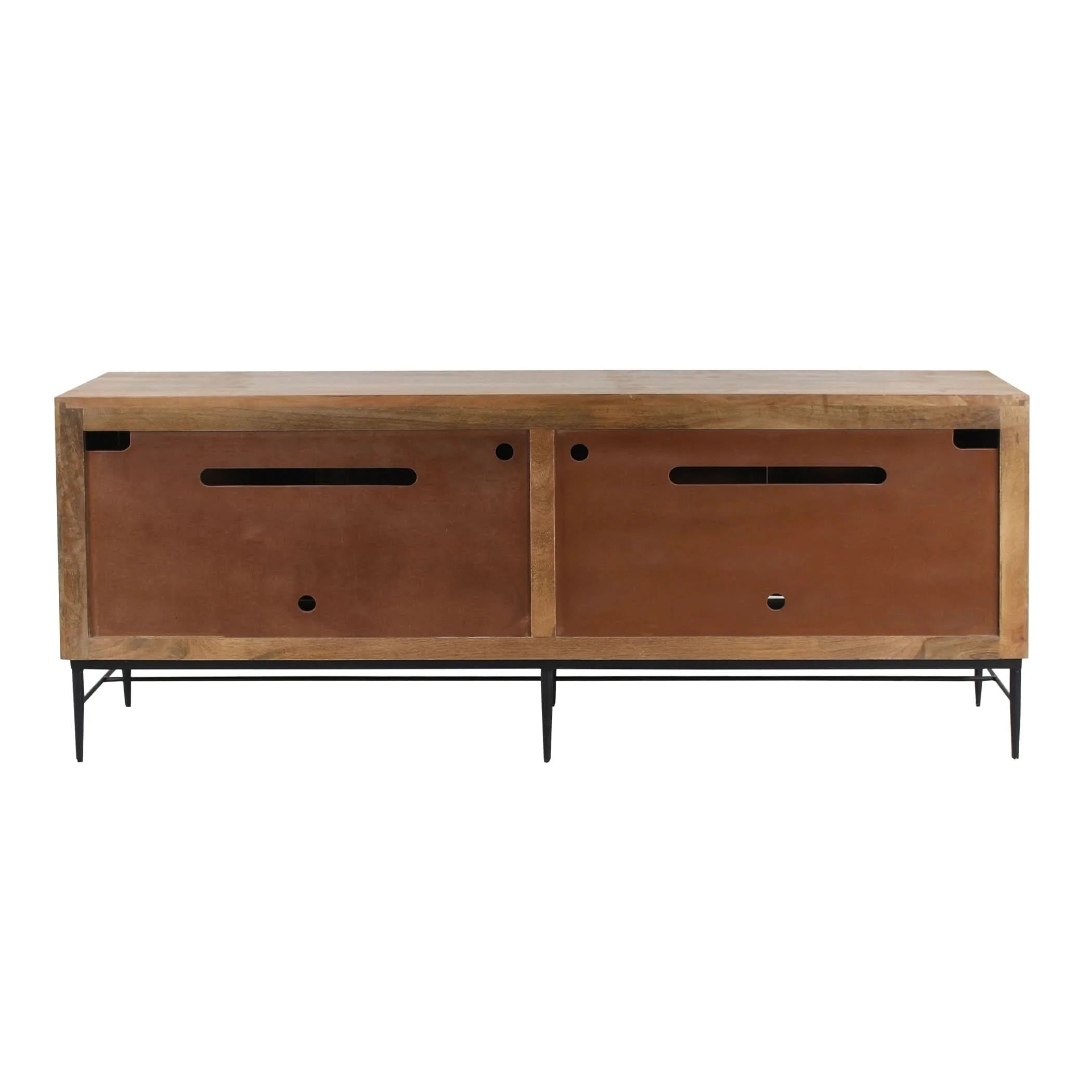 Fargo Modern Mango Wood Sideboard with Bone Inlay - Image 4