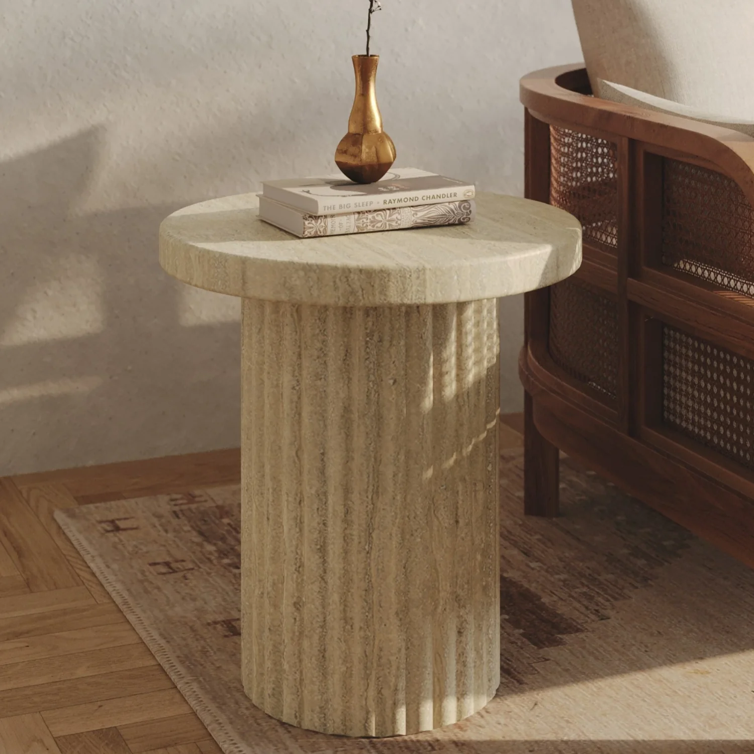 Forma Concrete Outdoor Side Table - Image 5