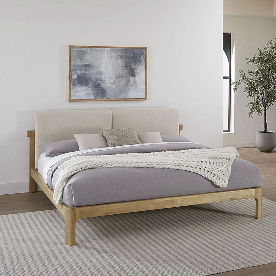 Furano Upholstered Cushion Platform Bed - Image 3