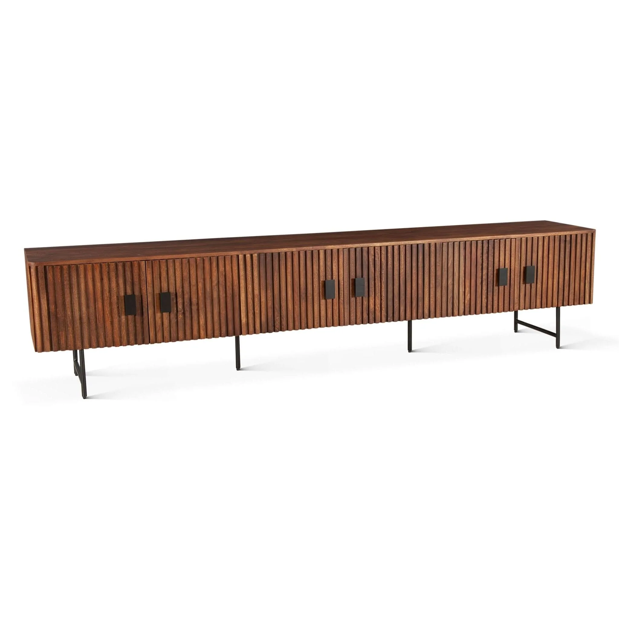 Halden Acacia Wood Plasma Cabinet - Image 3