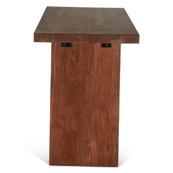Hampton Acacia Wood Gathering Table - Image 7