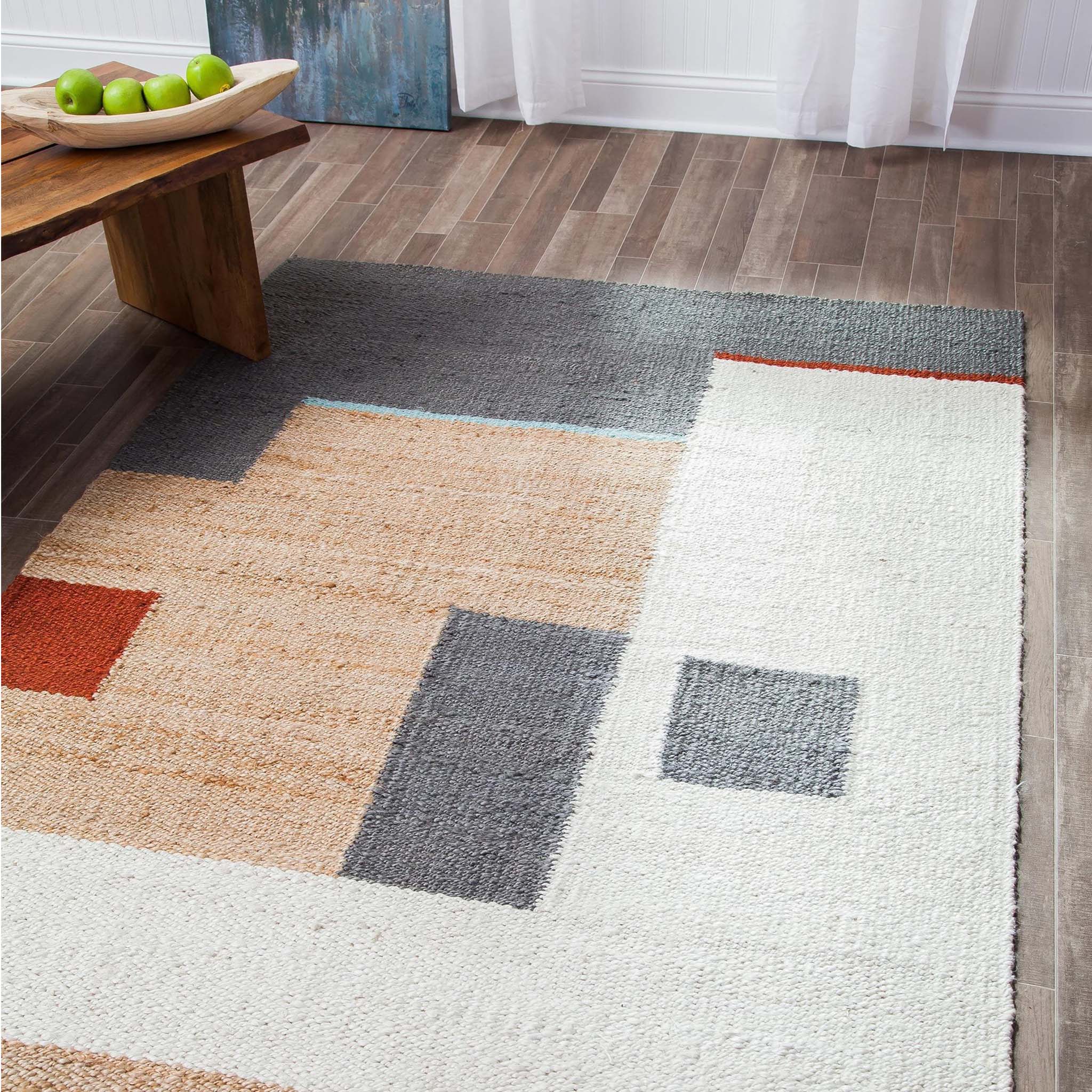 Heera Abstract Jute Rug - Image 2