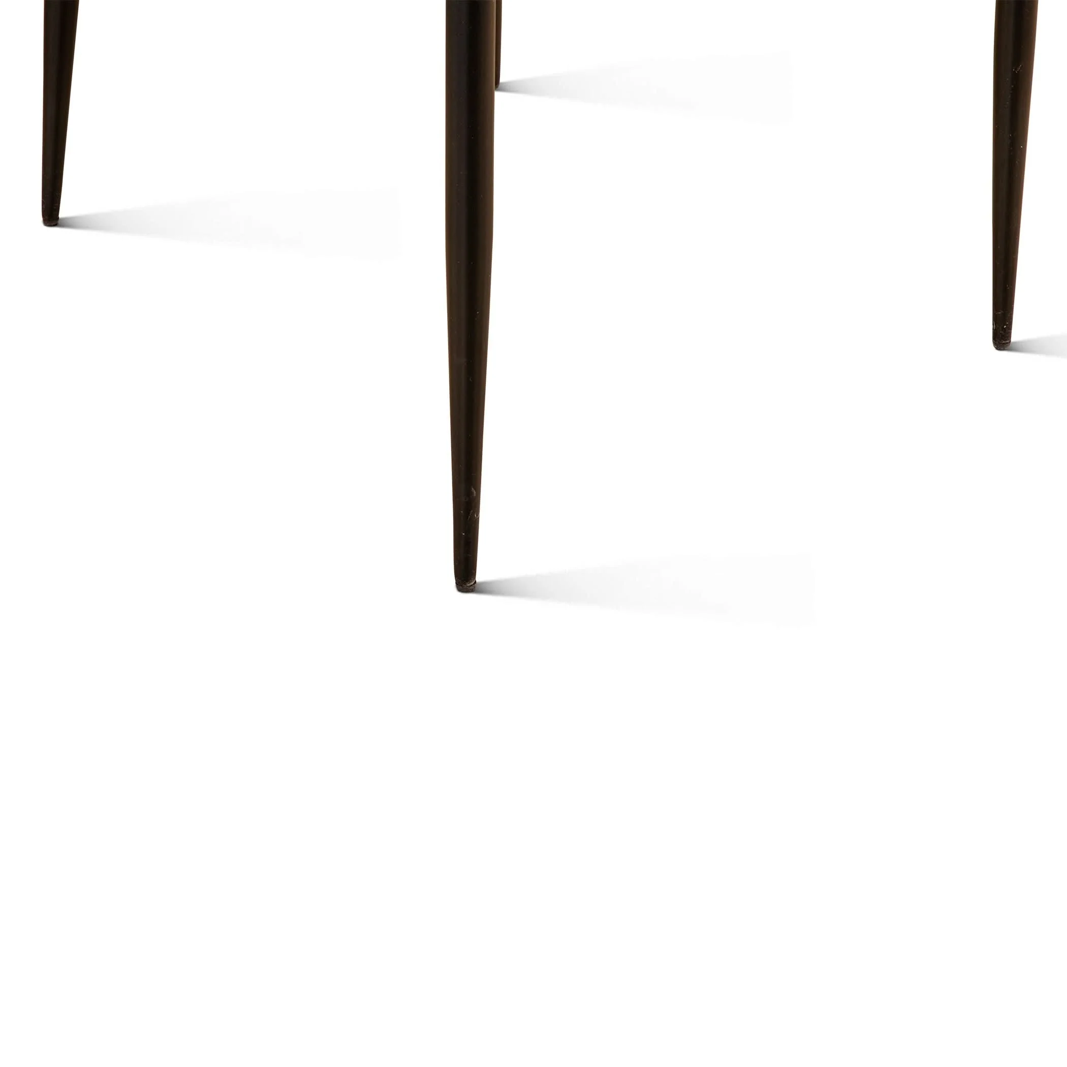 Isabella White Boucle Modern Dining Chair - Image 7