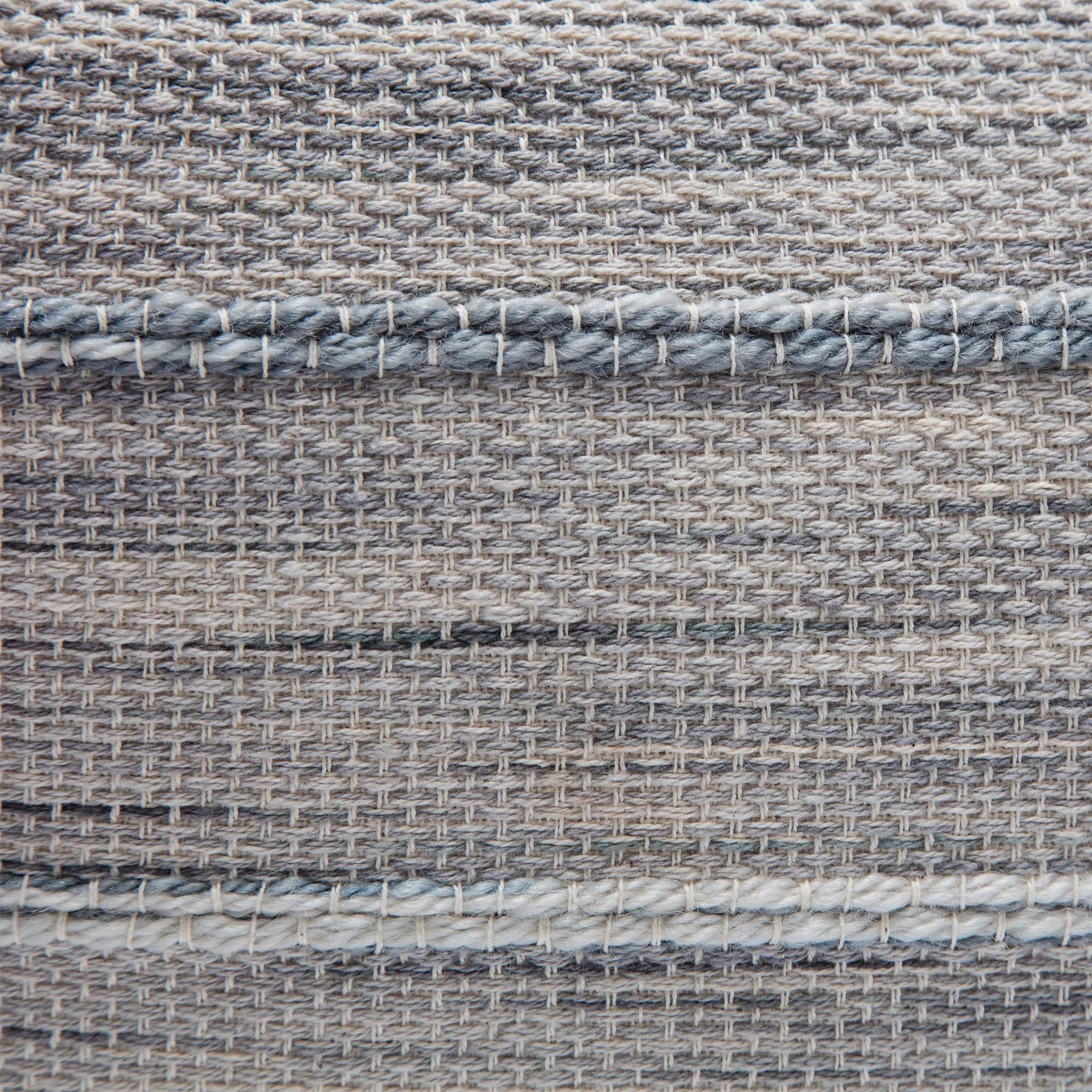 Joya Gray Pouf - Image 6