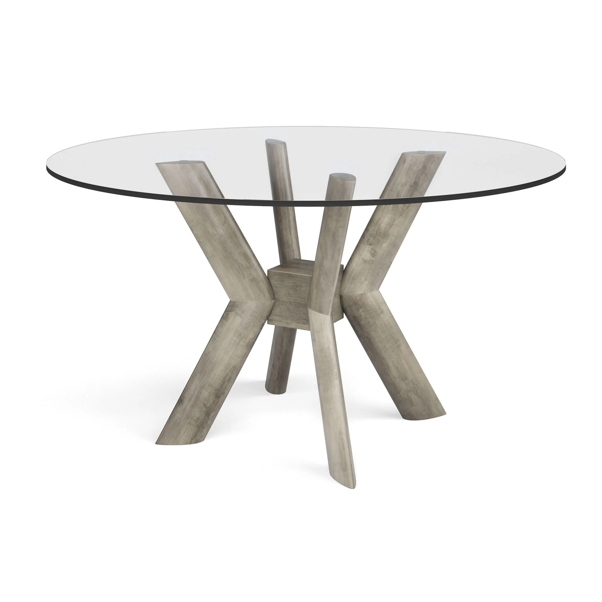 K-Base Glass Round Dining Table - Image 10