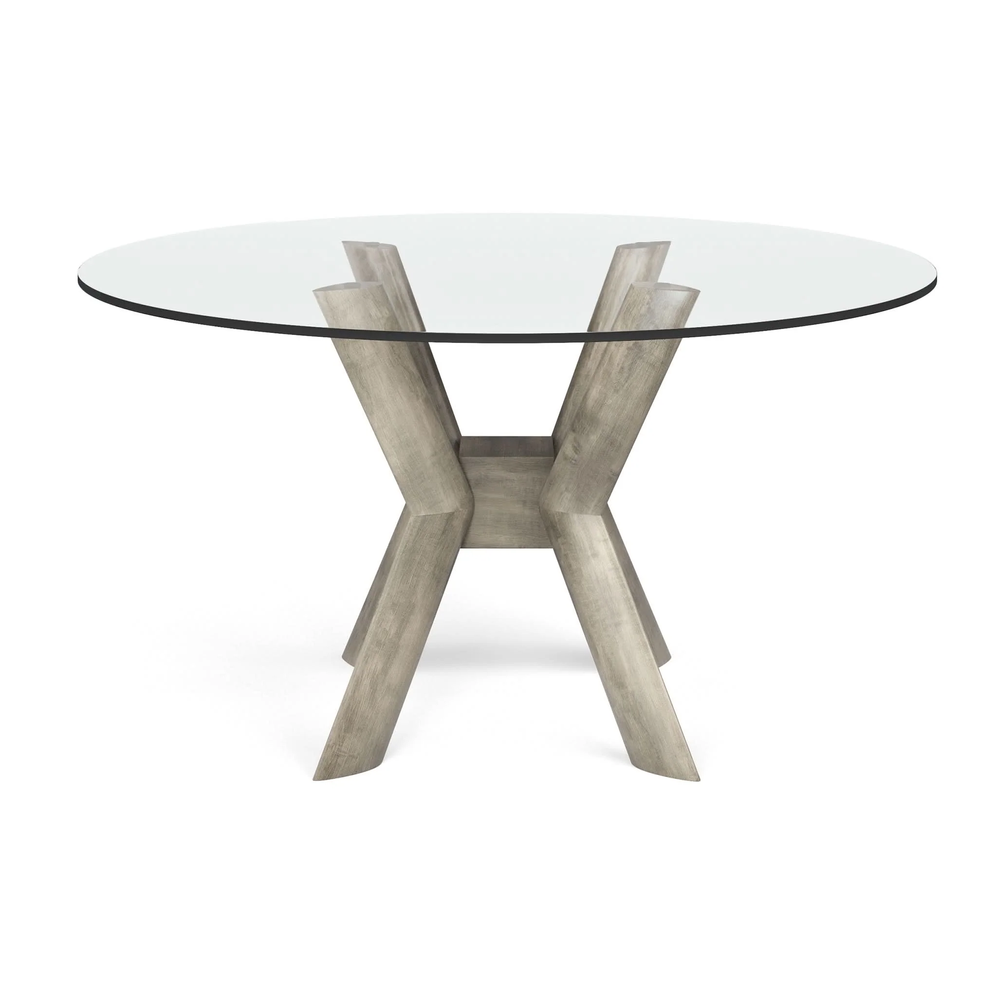 K-Base Glass Round Dining Table - Image 11