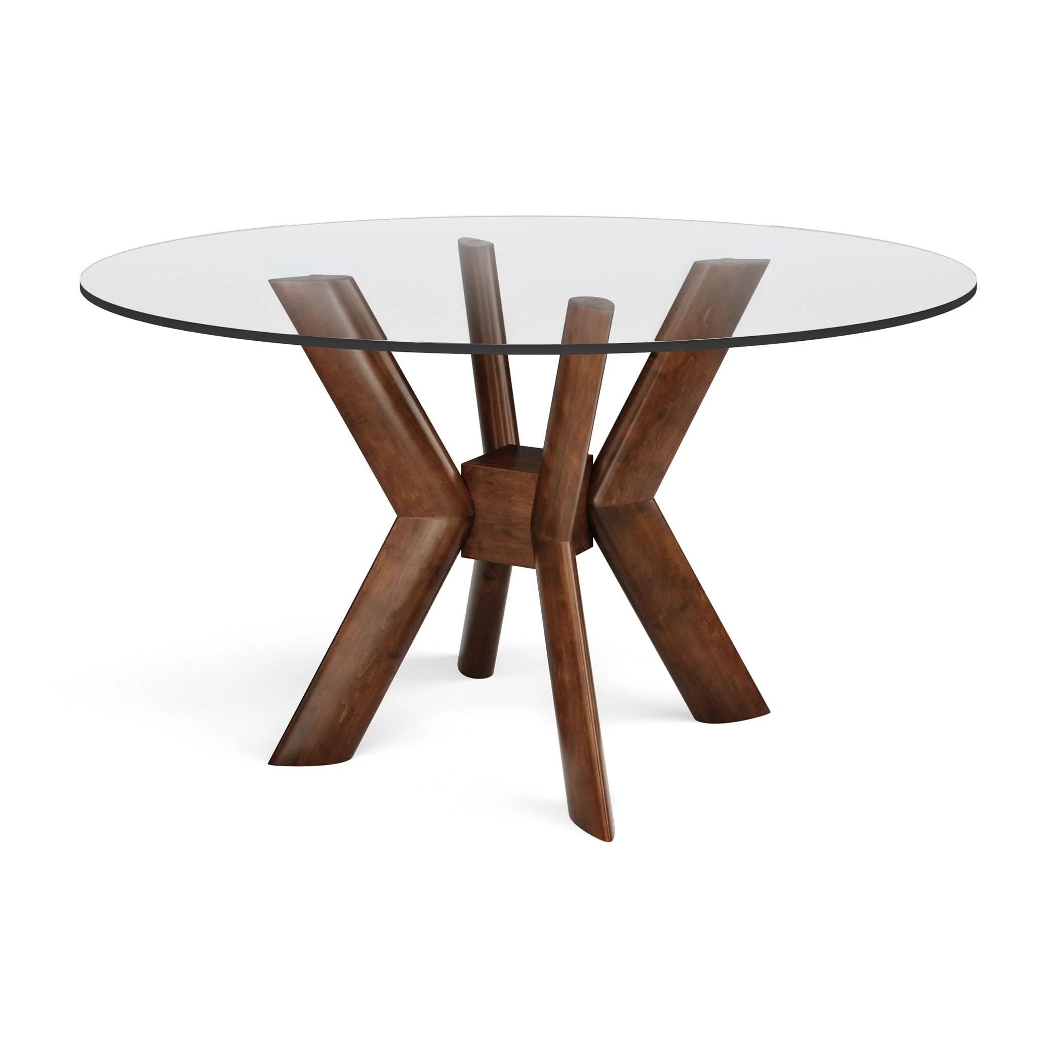 K-Base Glass Round Dining Table - Image 16