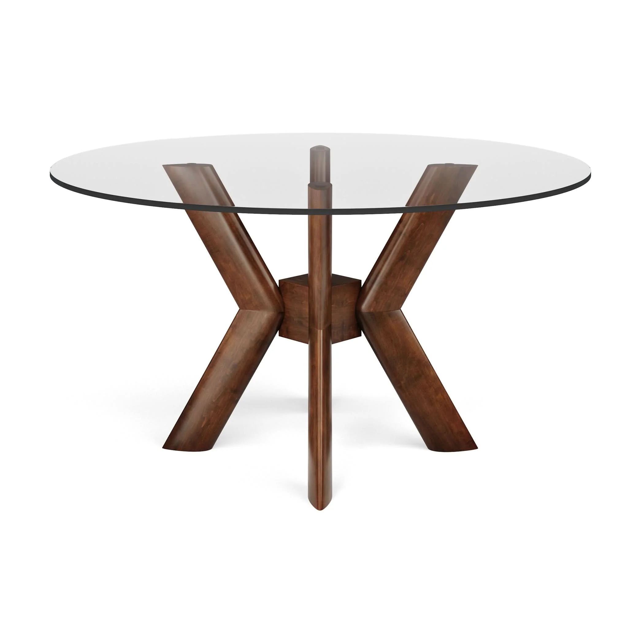 K-Base Glass Round Dining Table - Image 6