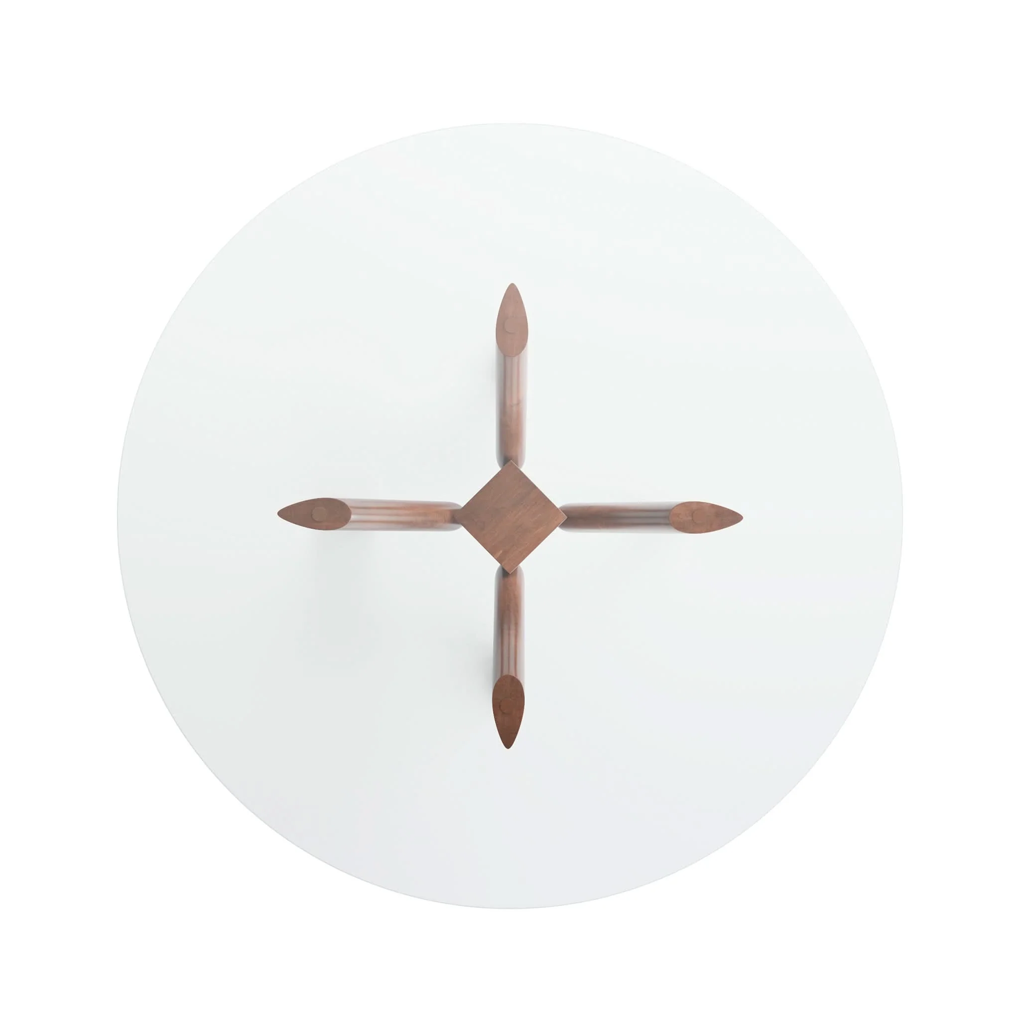 K-Base Glass Round Dining Table - Image 9