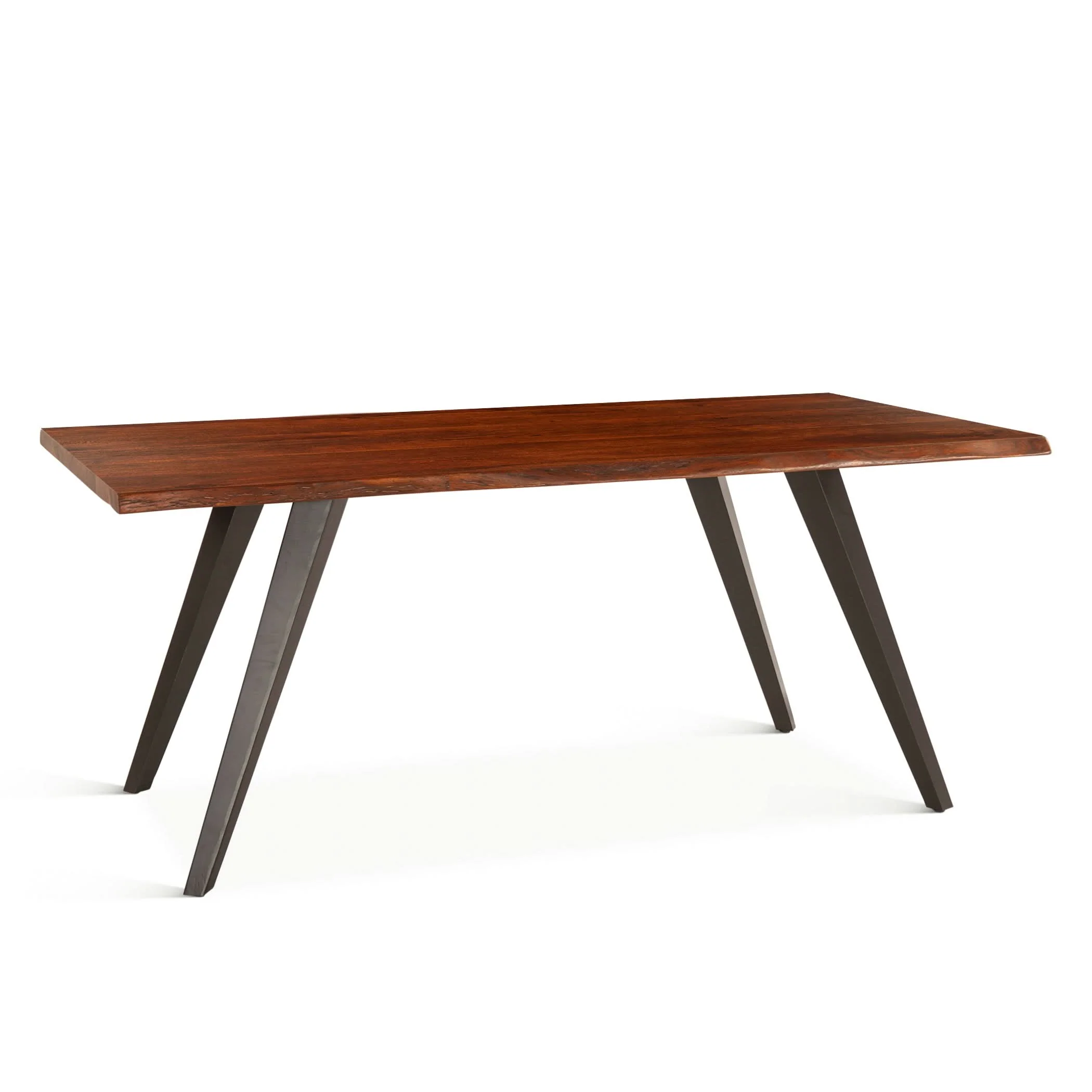 Knoxville Live Edge Acacia Wood Dining Table - Image 2